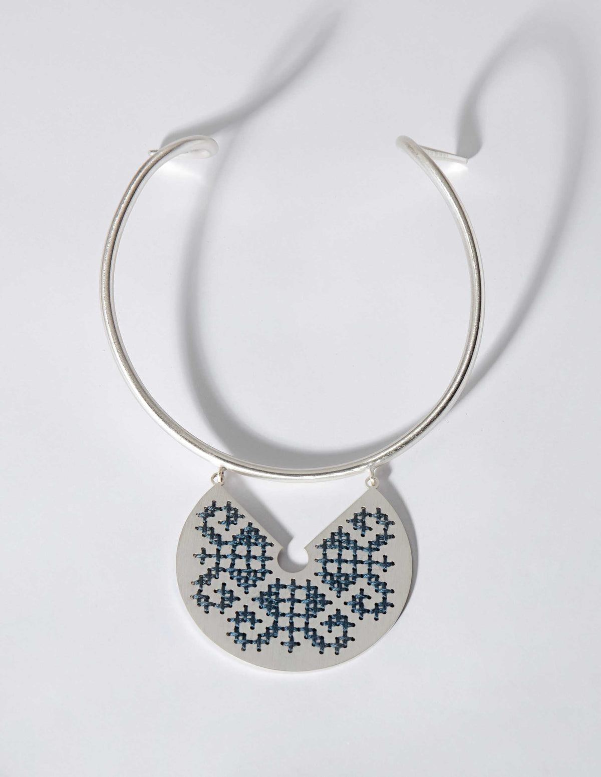 Snake Goddess Silver Necklace - CHARALAMPIA