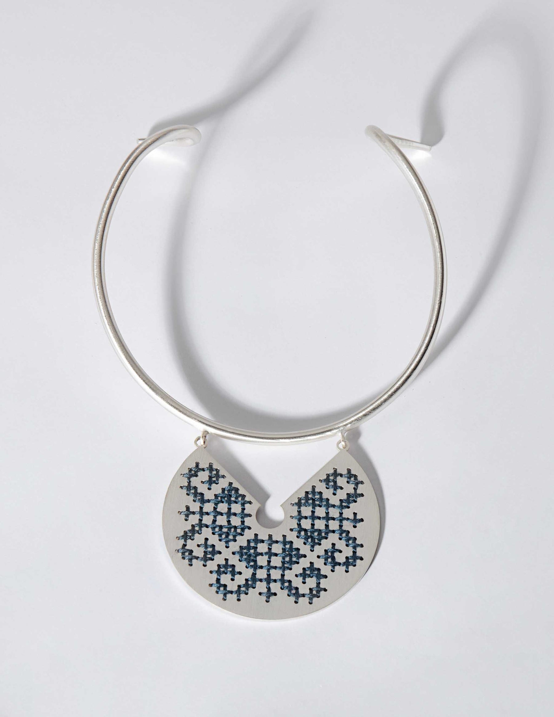 Snake Goddess Silver Necklace - CHARALAMPIA