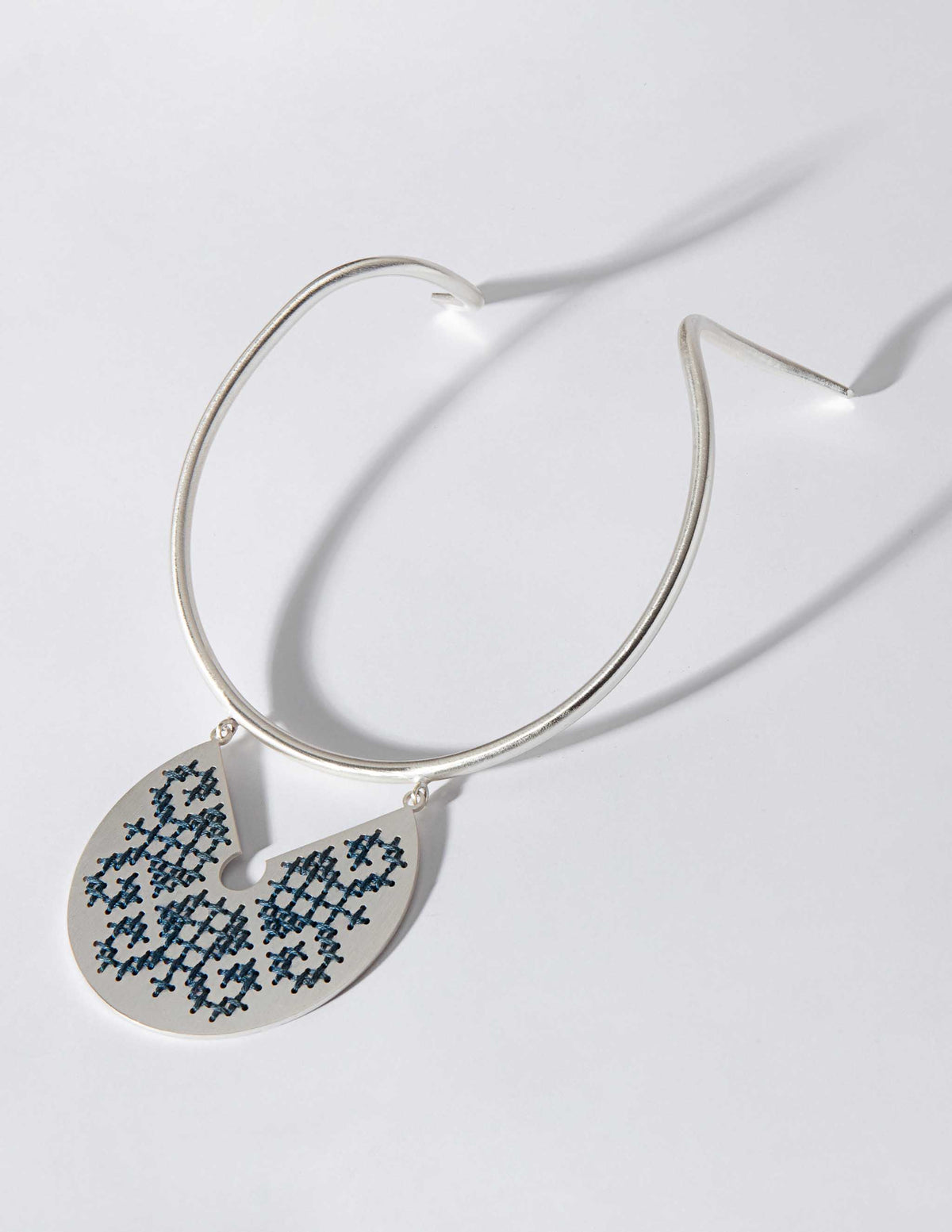 Snake Goddess Silver Necklace - CHARALAMPIA