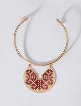 Snake Goddess Gold Necklace - CHARALAMPIA