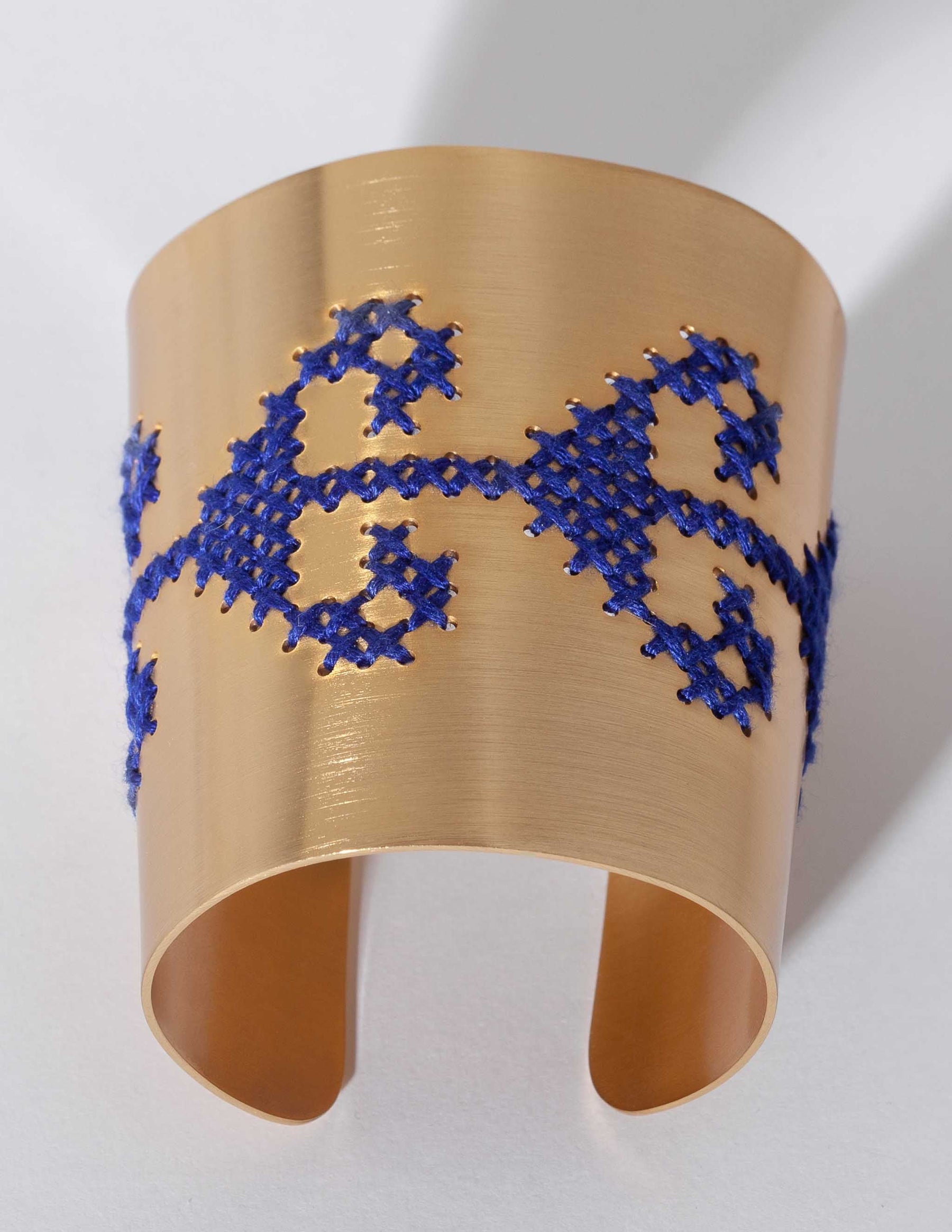 Antefix Gold Cuff CHARALAMPIA