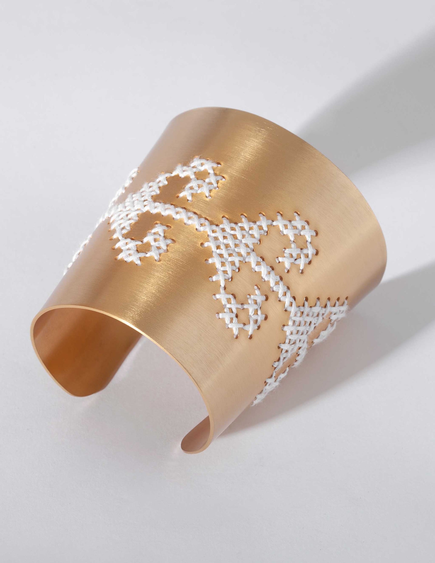 Antefix Gold Cuff CHARALAMPIA