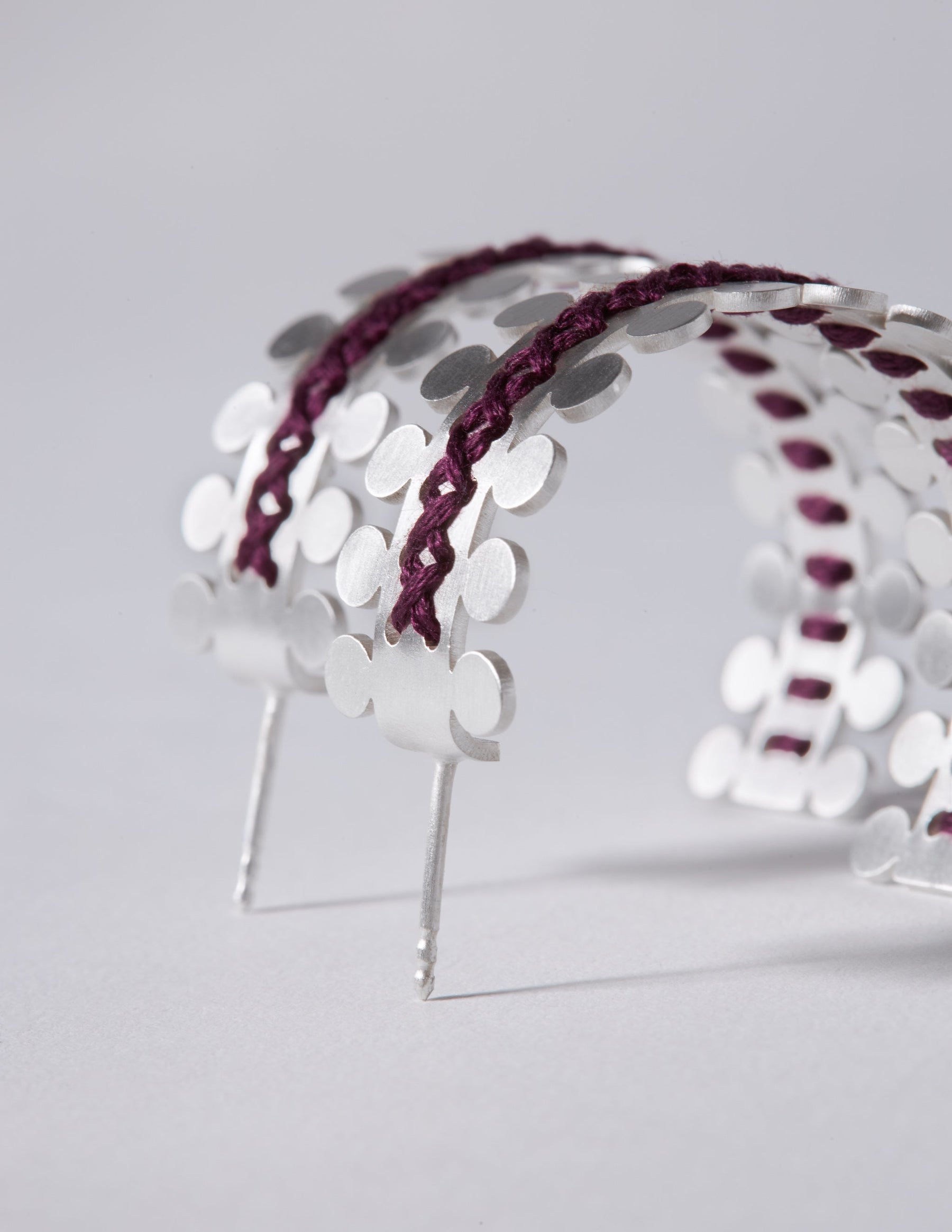 Antiope Silver Hoop Earrings CHARALAMPIA