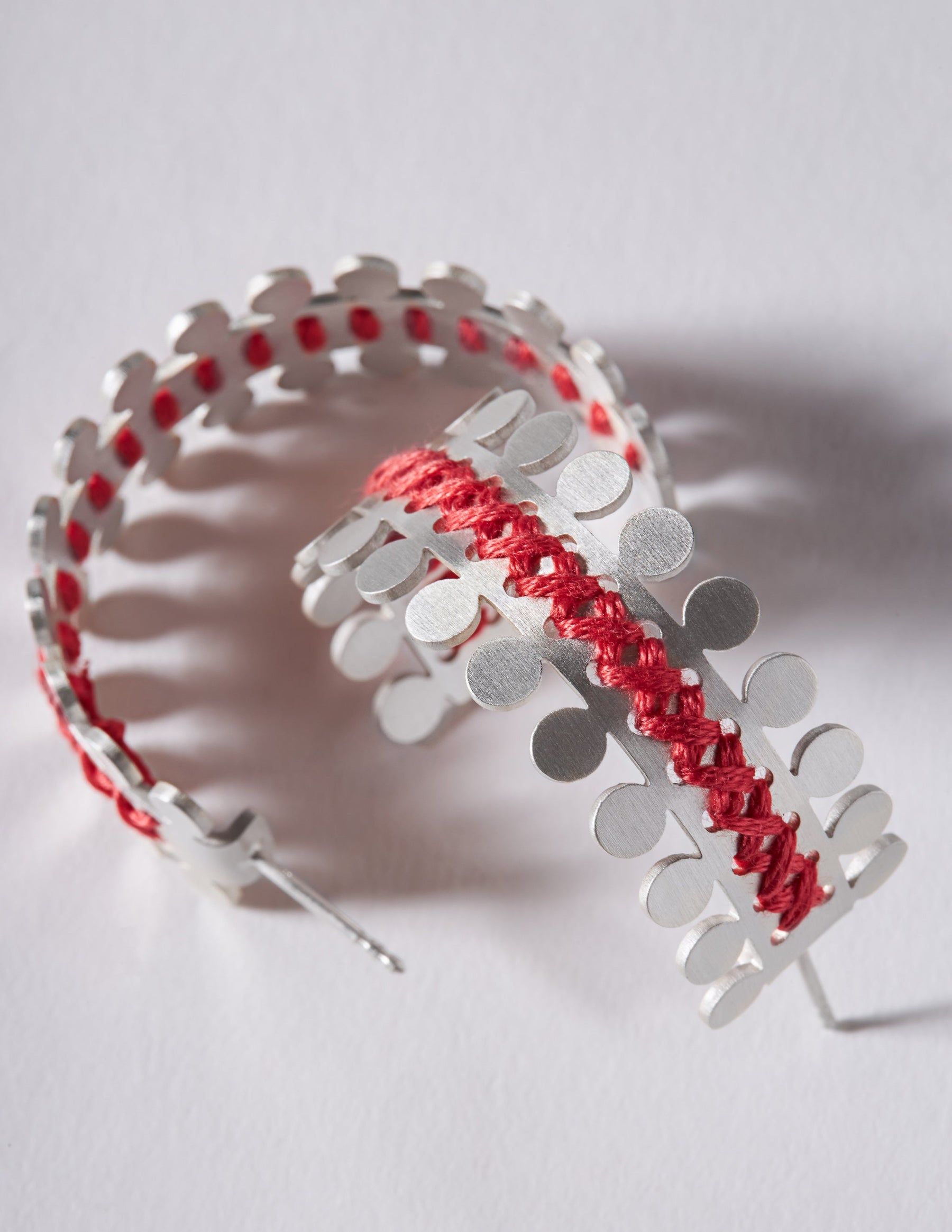 Antiope Silver Hoop Earrings CHARALAMPIA