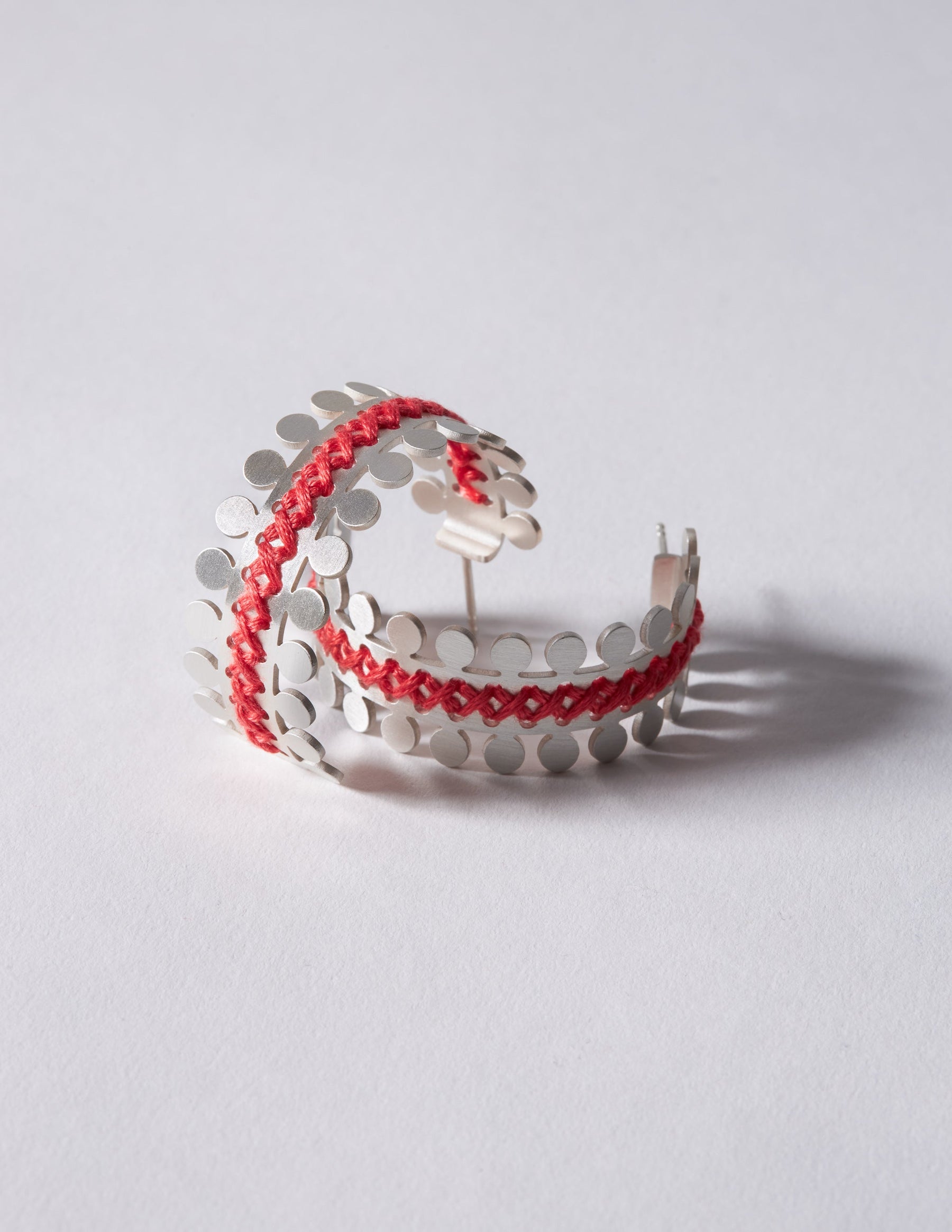 Antiope Silver Hoop Earrings CHARALAMPIA