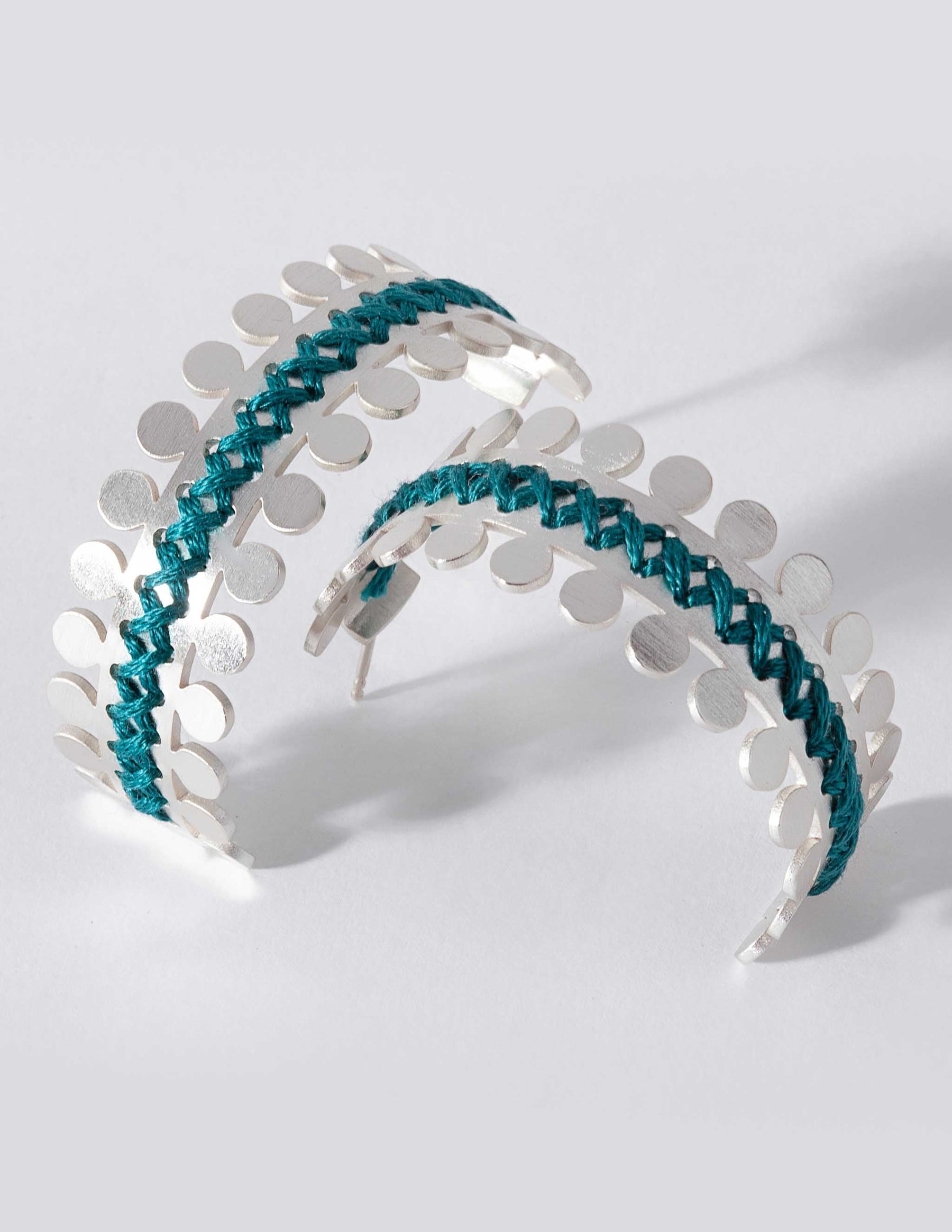 Antiope Silver Hoop Earrings CHARALAMPIA