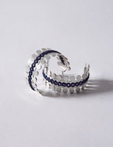 Antiope Silver Hoop Earrings CHARALAMPIA