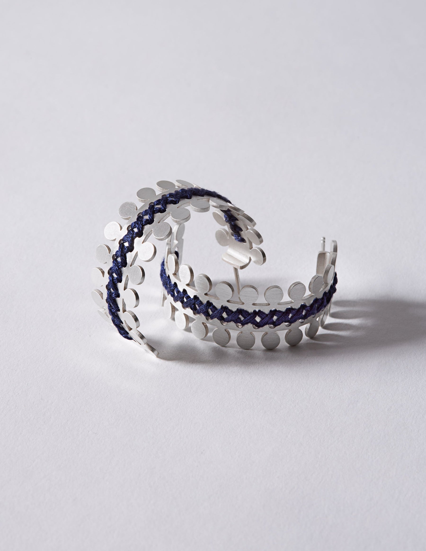 Antiope Silver Hoop Earrings CHARALAMPIA