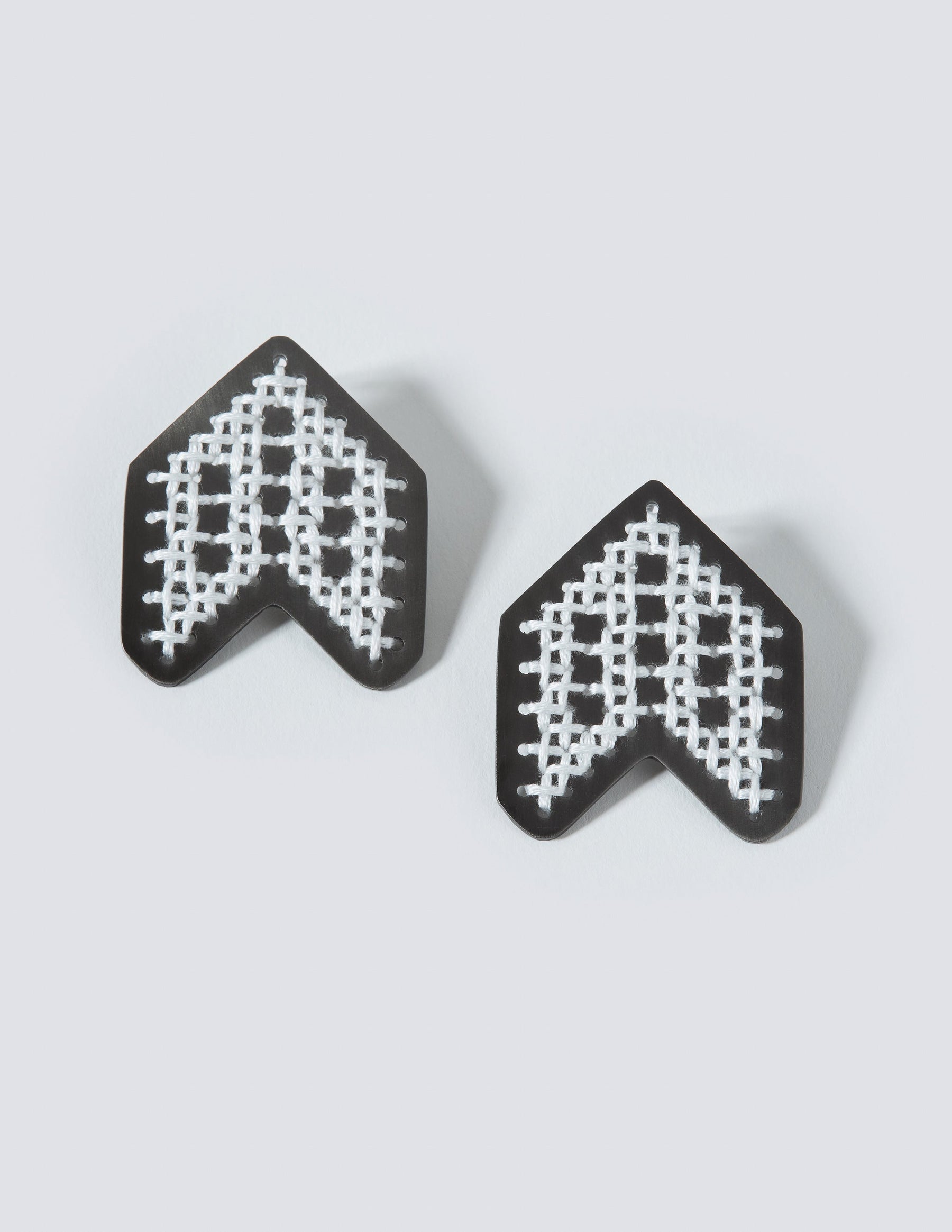Arrow Black Earrings CHARALAMPIA