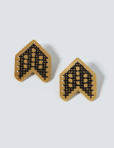 Arrow Gold Earrings - CHARALAMPIA