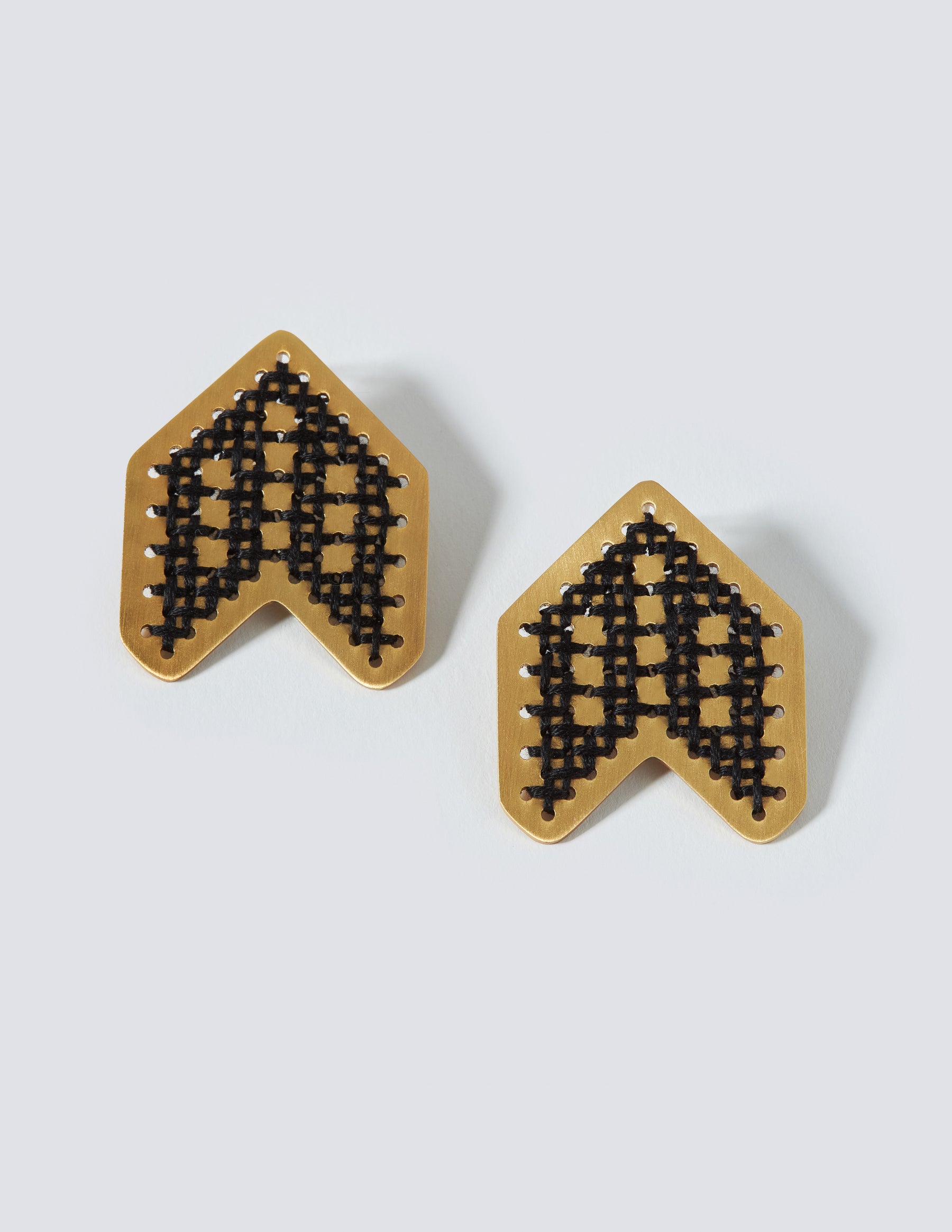 Arrow Gold Earrings - CHARALAMPIA