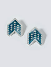 Arrow Silver Earrings - CHARALAMPIA
