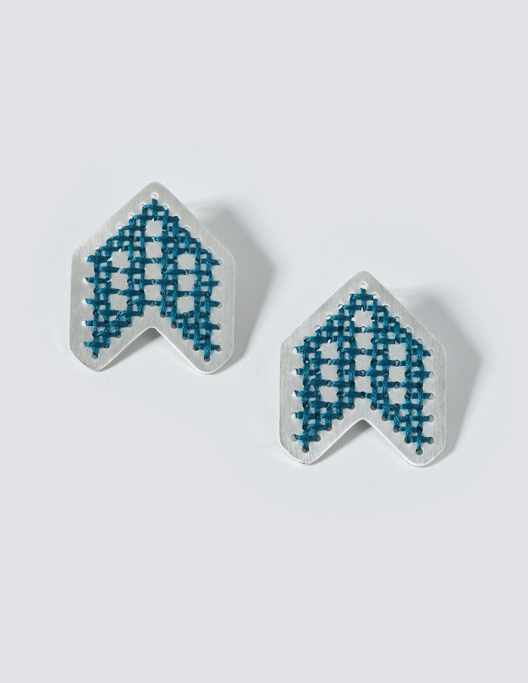 Arrow Silver Earrings - CHARALAMPIA