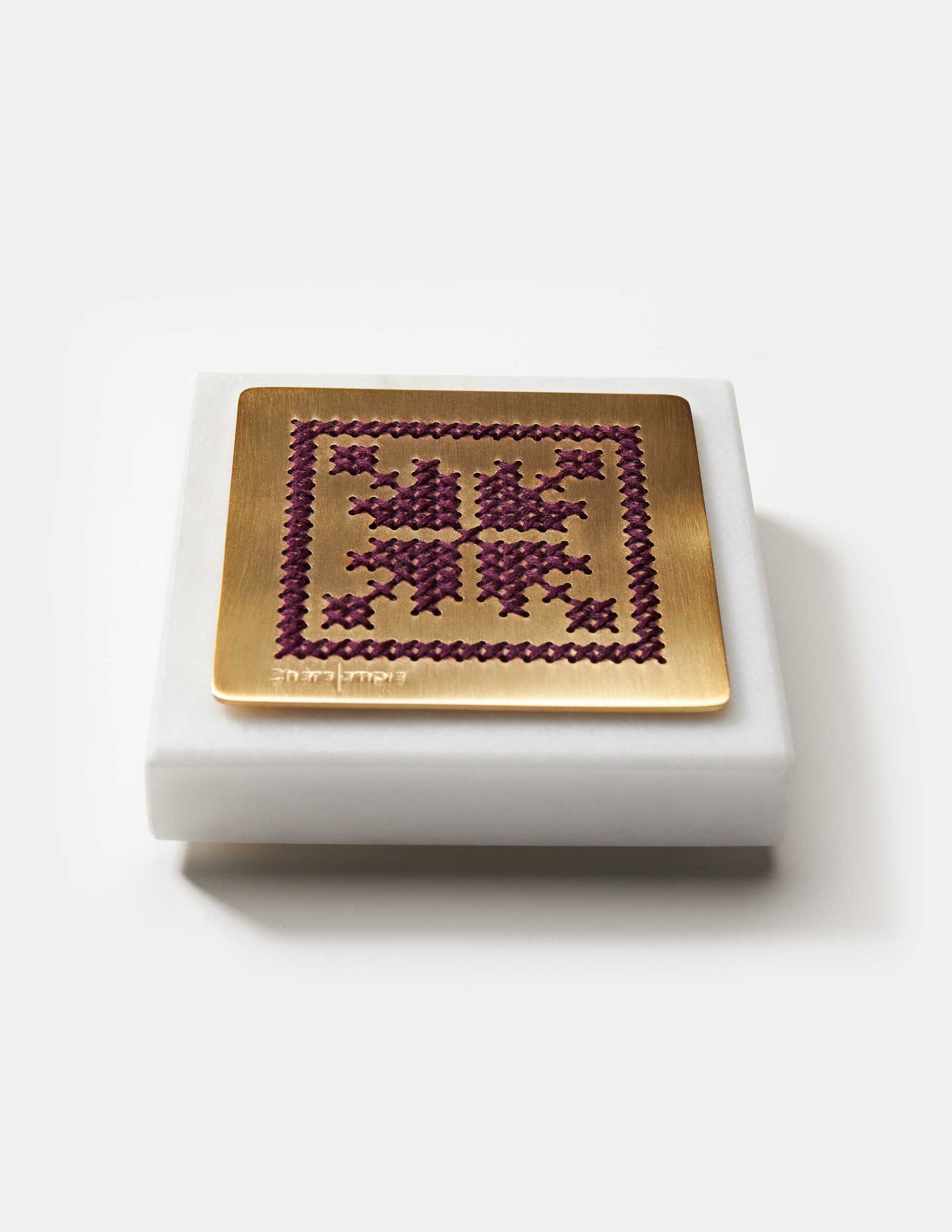 Flower Gold Paperweight - CHARALAMPIA