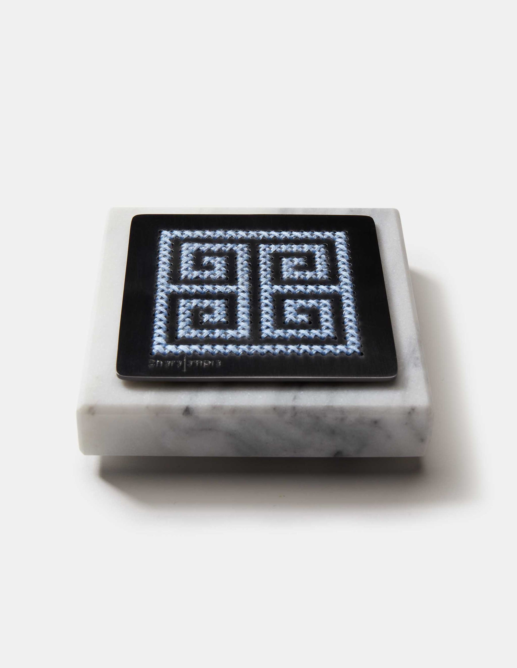 Greek Key Black Paperweight - CHARALAMPIA
