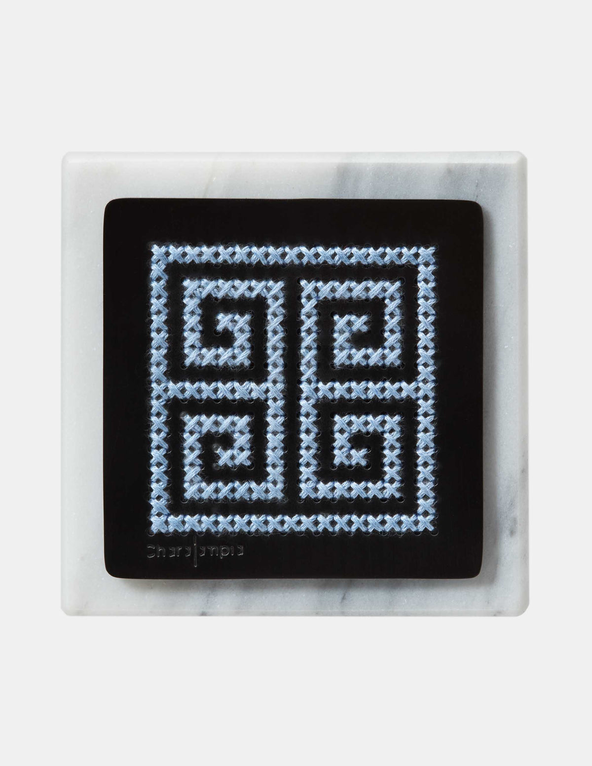 Greek Key Black Paperweight - CHARALAMPIA