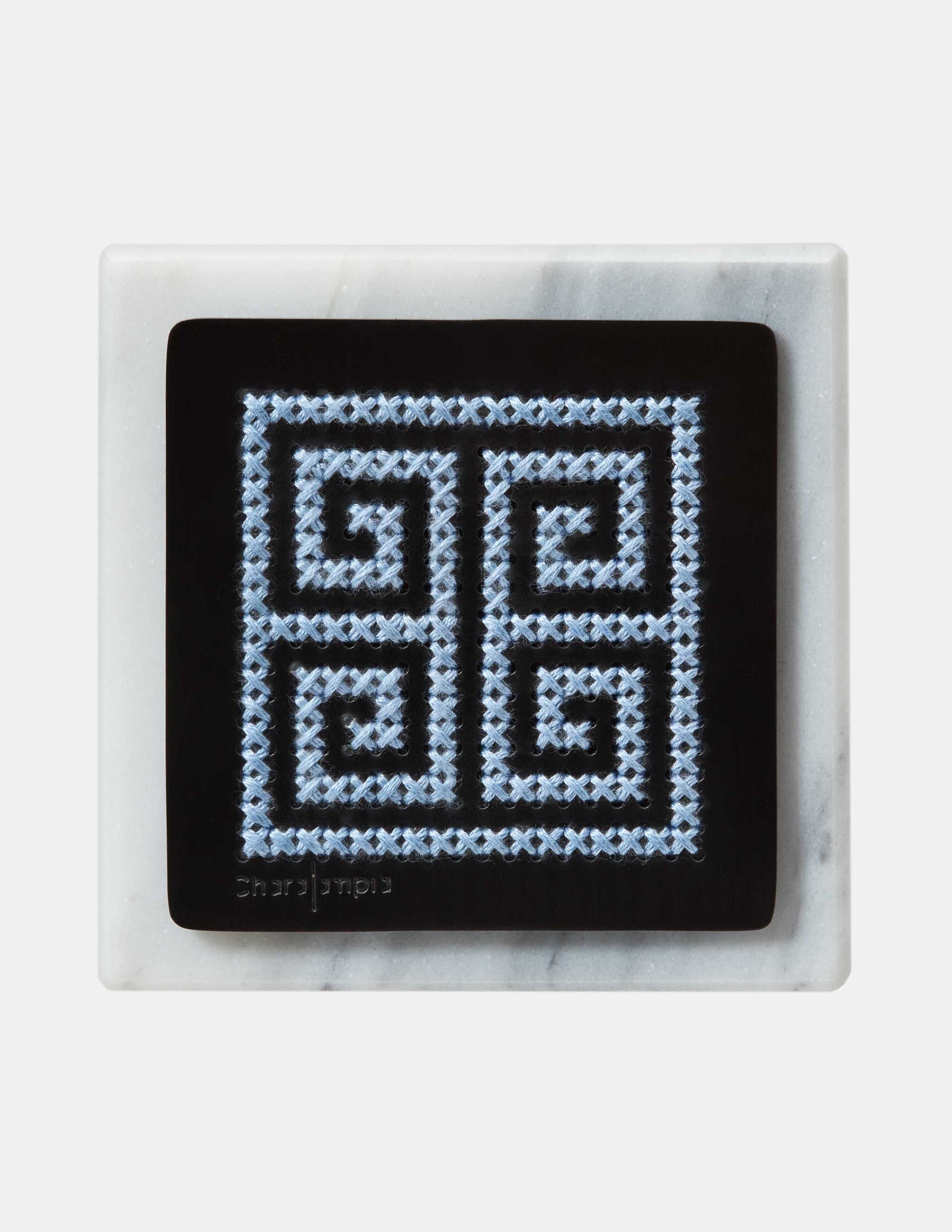 Greek Key Black Paperweight - CHARALAMPIA