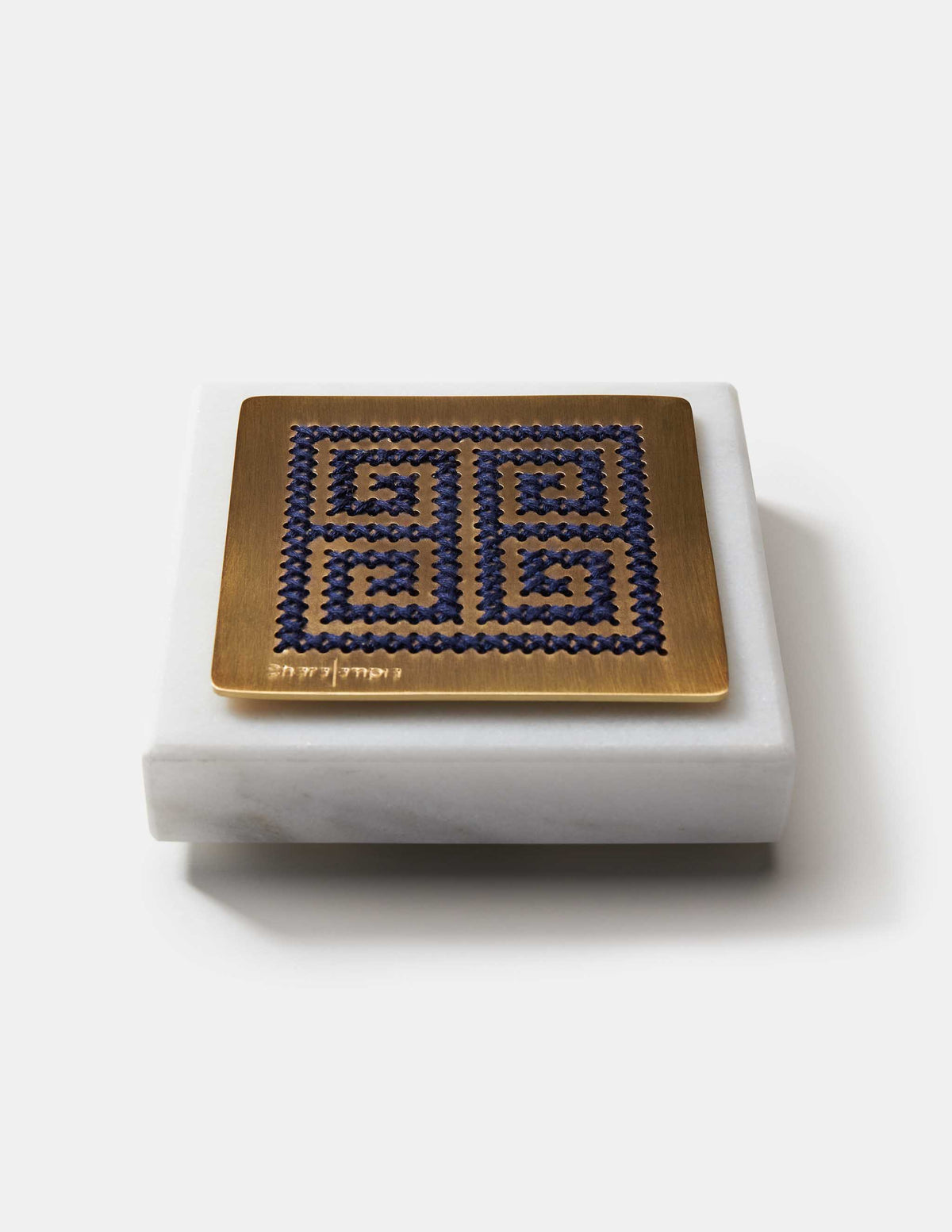 Greek Key Gold Paperweight - CHARALAMPIA