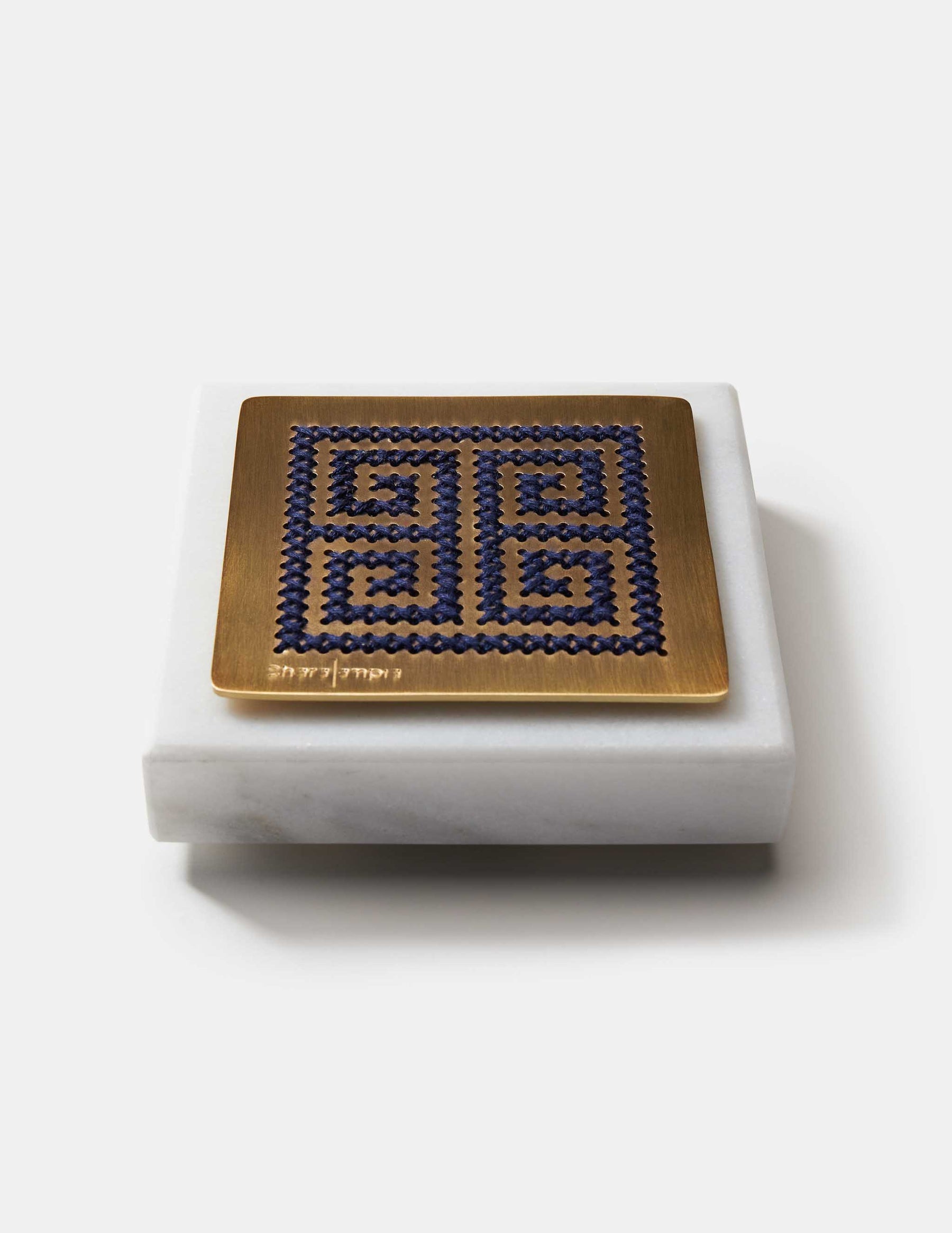 Greek Key Gold Paperweight - CHARALAMPIA