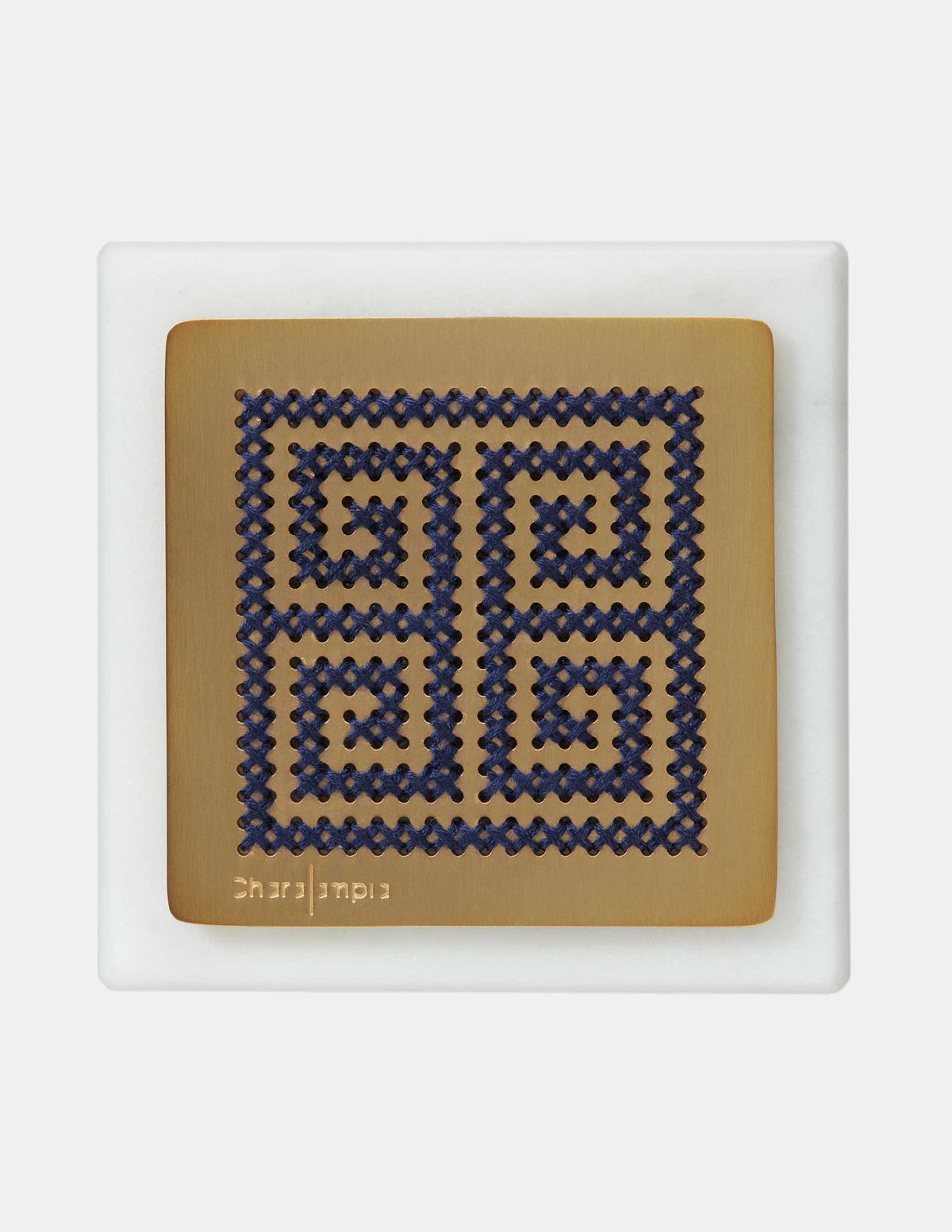 Greek Key Gold Paperweight - CHARALAMPIA