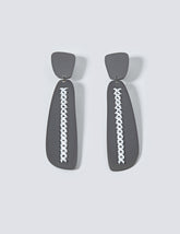 Hera Black Earrings - CHARALAMPIA