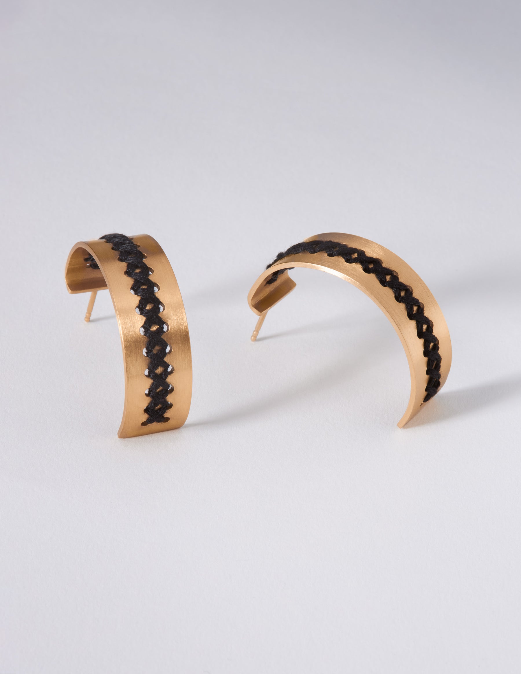 Hera Gold Hoop Earrings - CHARALAMPIA