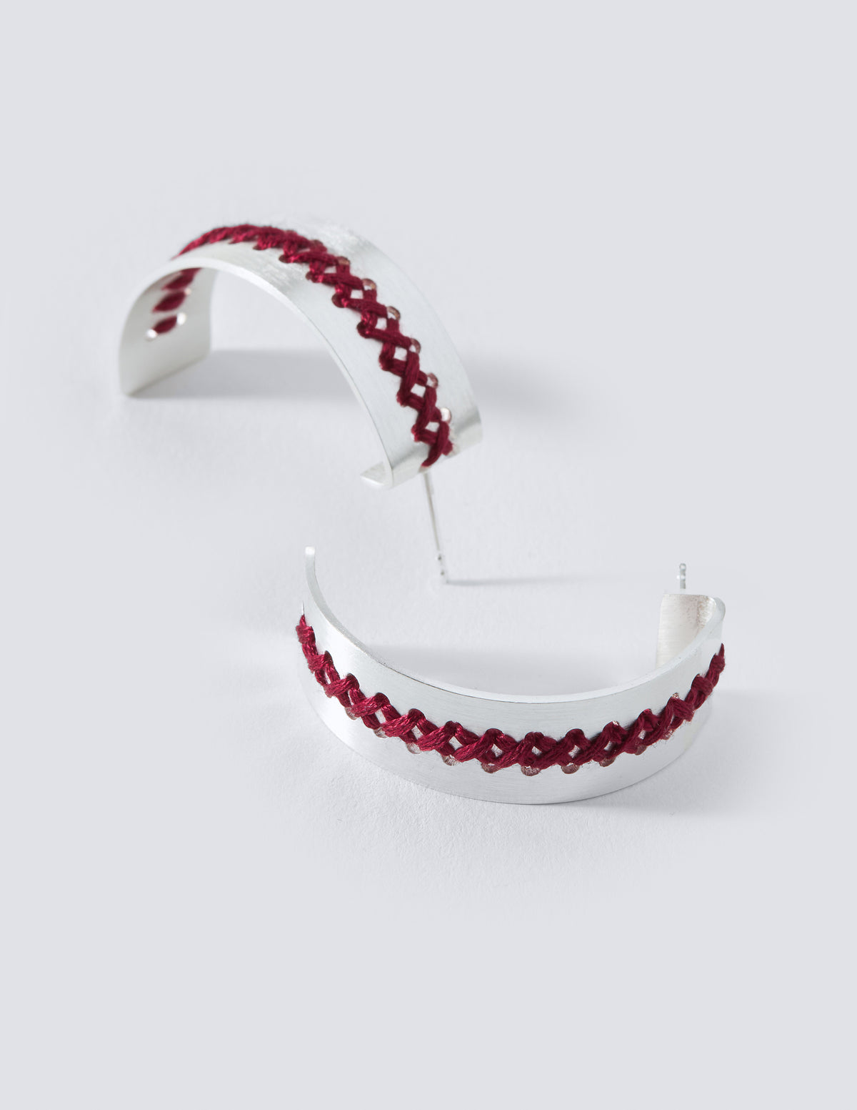 Hera Silver Hoop Earrings - CHARALAMPIA