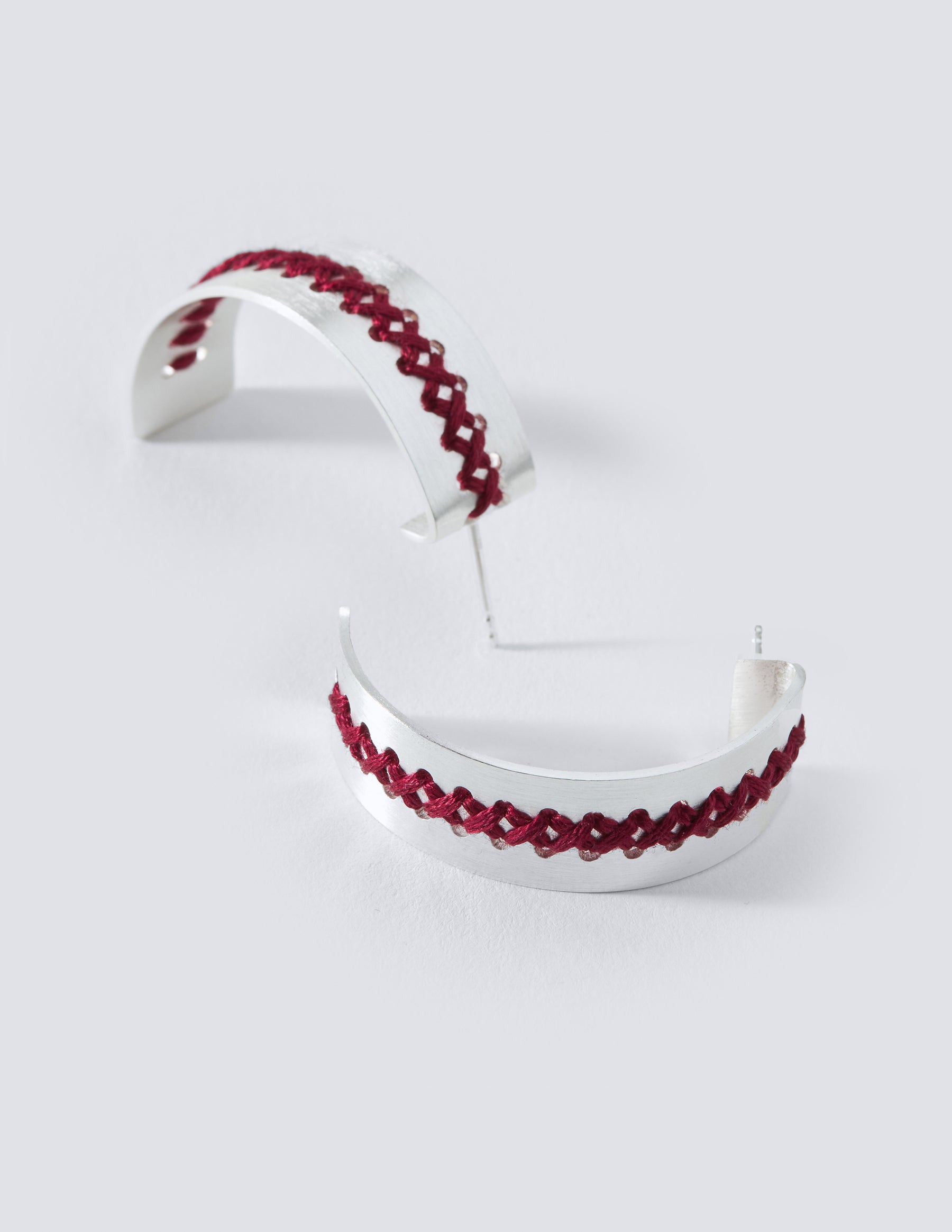 Hera Silver Hoop Earrings - CHARALAMPIA