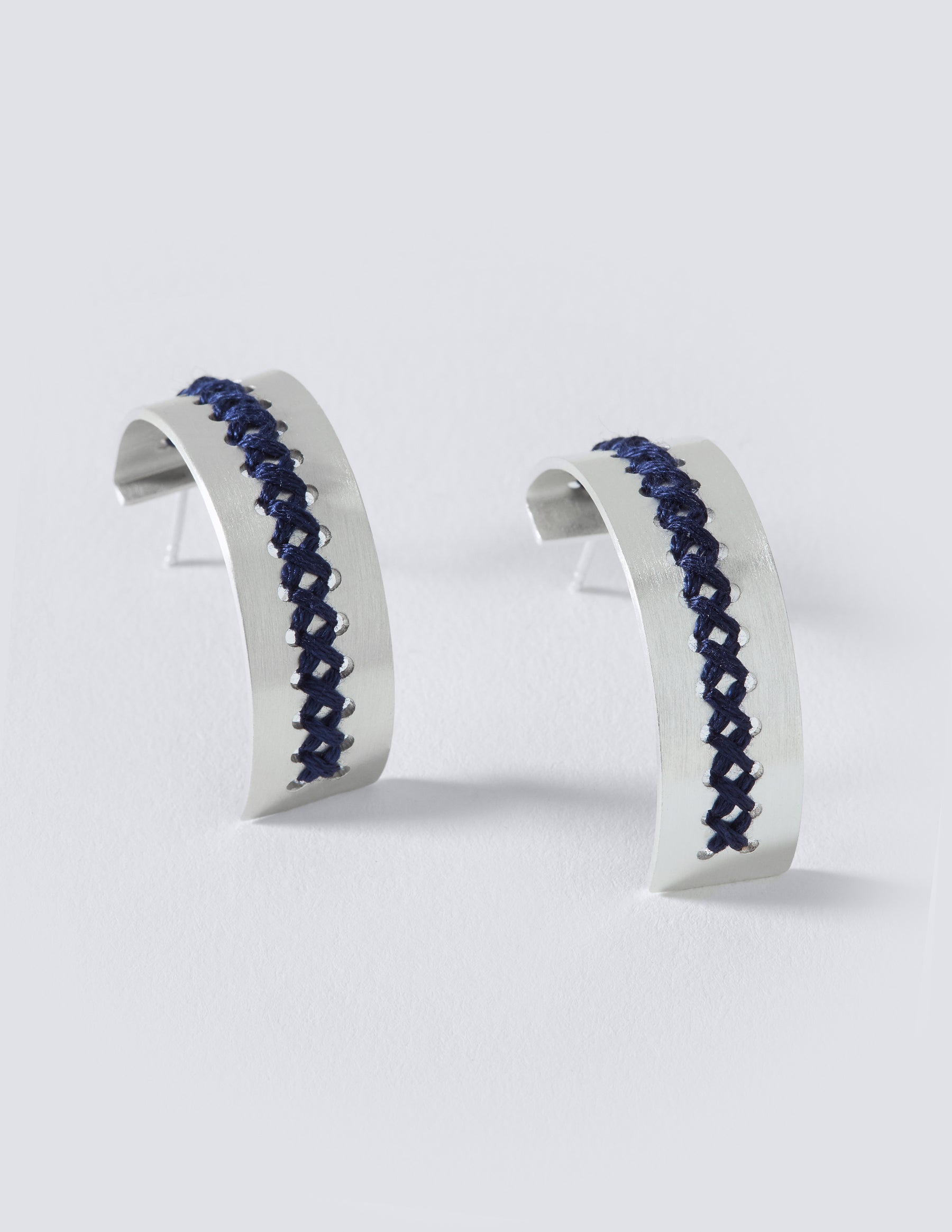 Hera Silver Hoop Earrings - CHARALAMPIA
