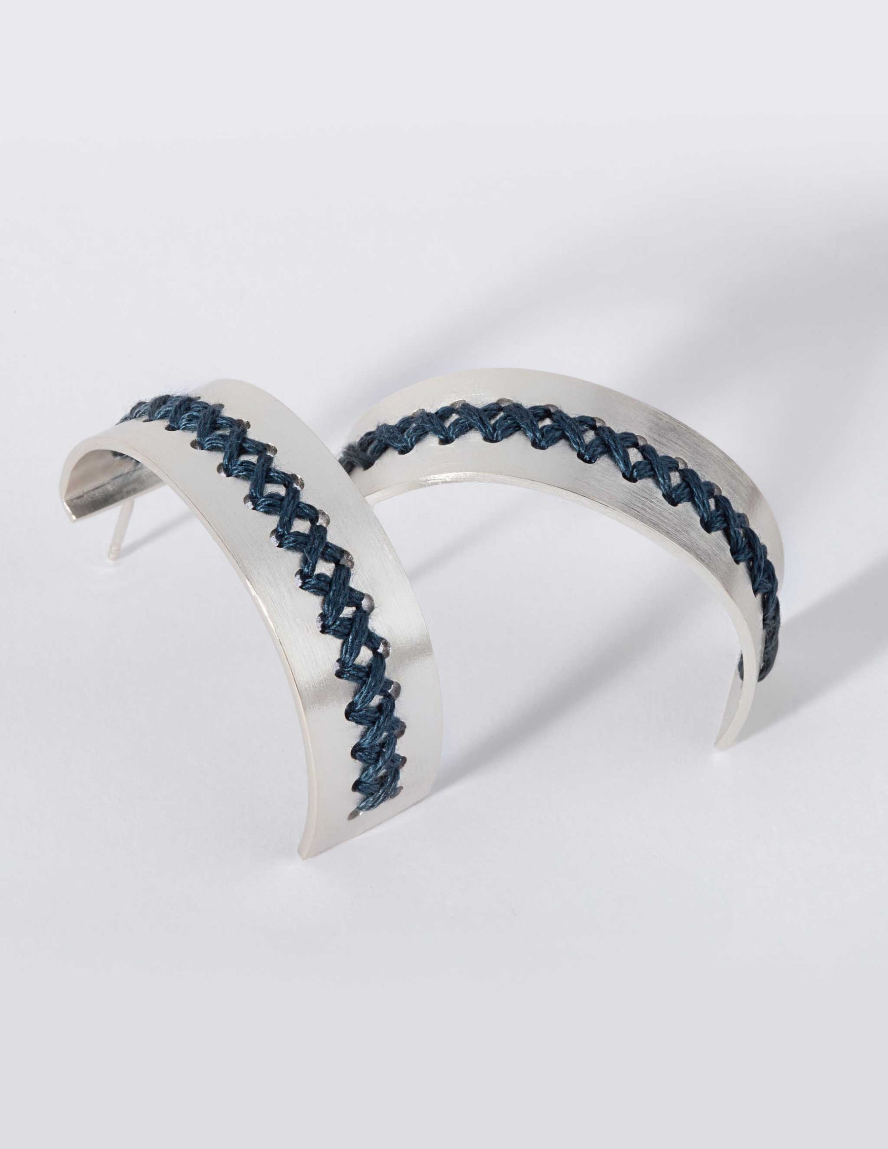 Hera Silver Hoop Earrings - CHARALAMPIA