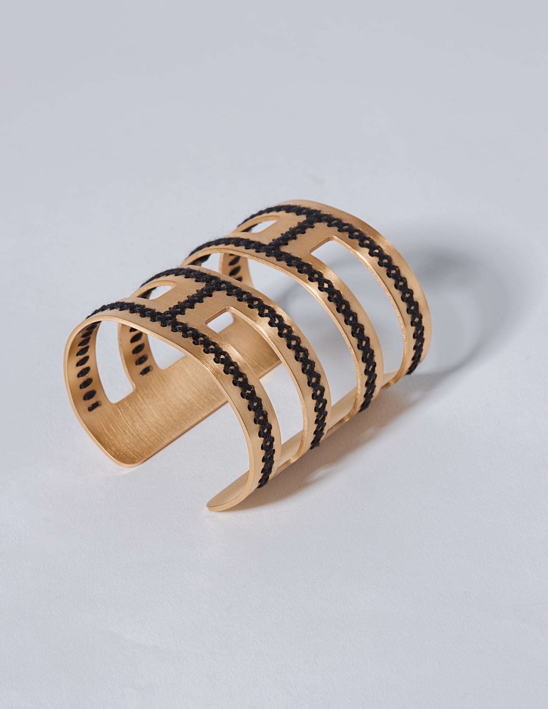 Labyrinth Gold Cuff - CHARALAMPIA