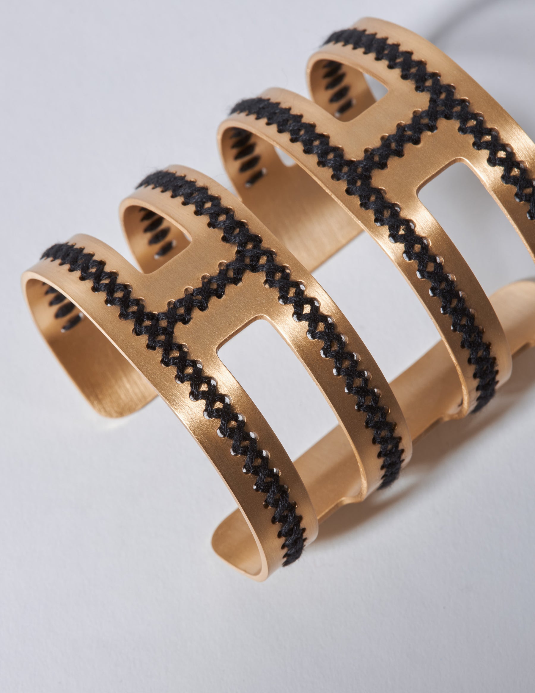 Labyrinth Gold Cuff - CHARALAMPIA