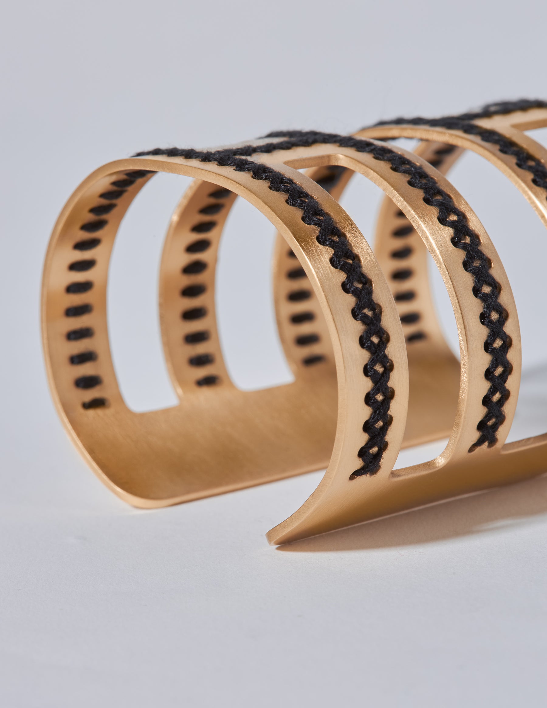 Labyrinth Gold Cuff - CHARALAMPIA