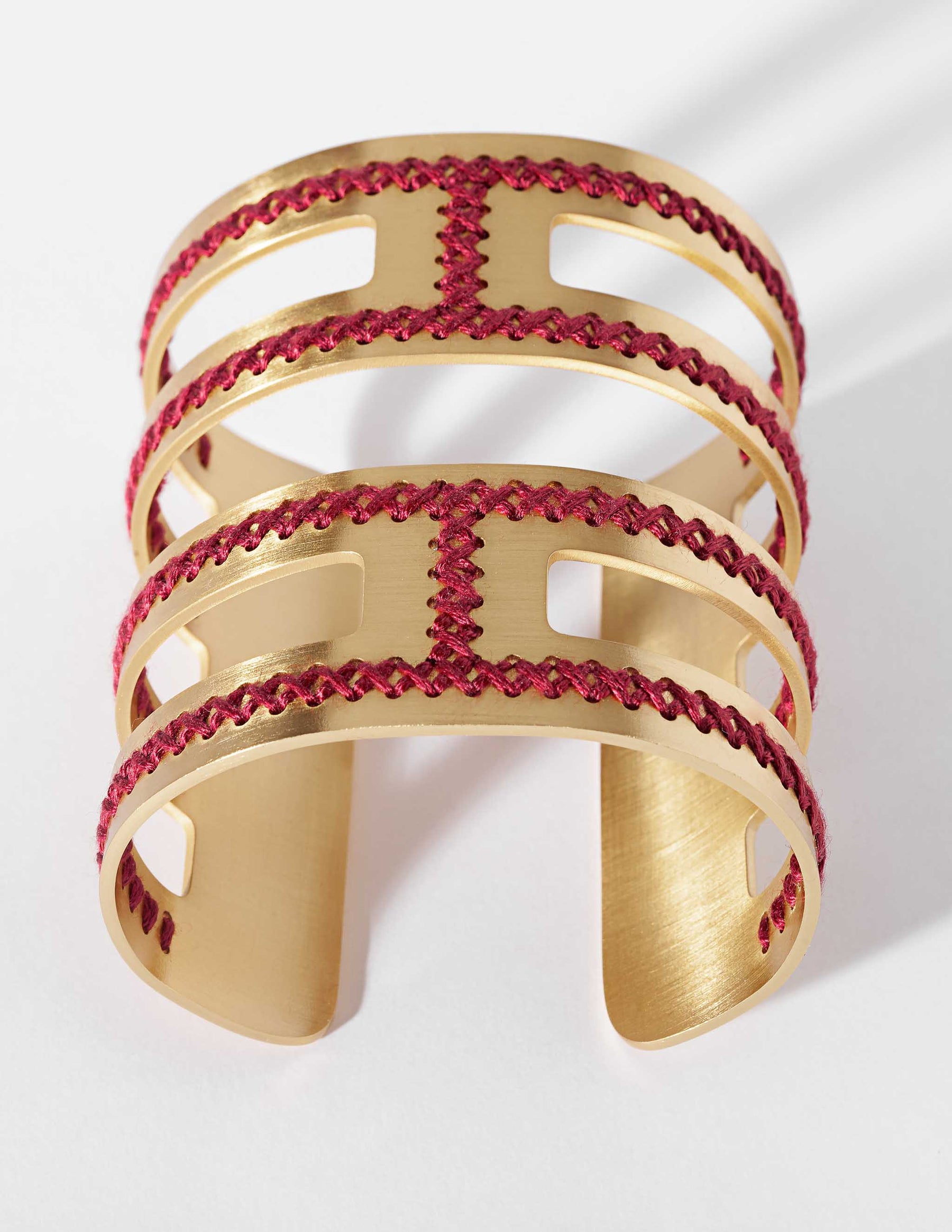 Labyrinth Gold Cuff - CHARALAMPIA