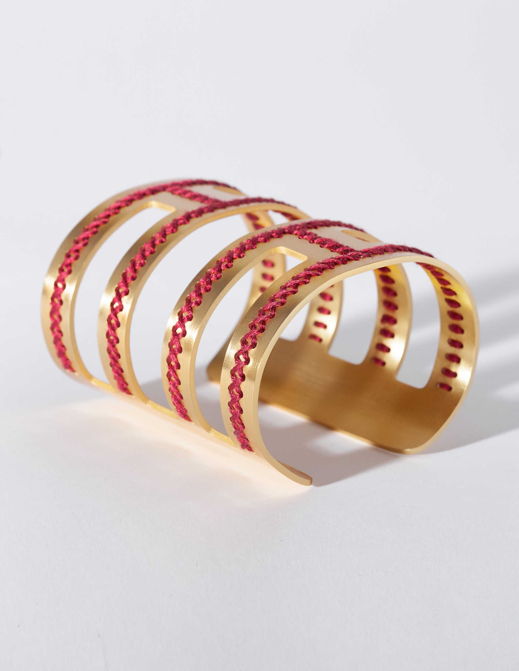 Labyrinth Gold Cuff - CHARALAMPIA