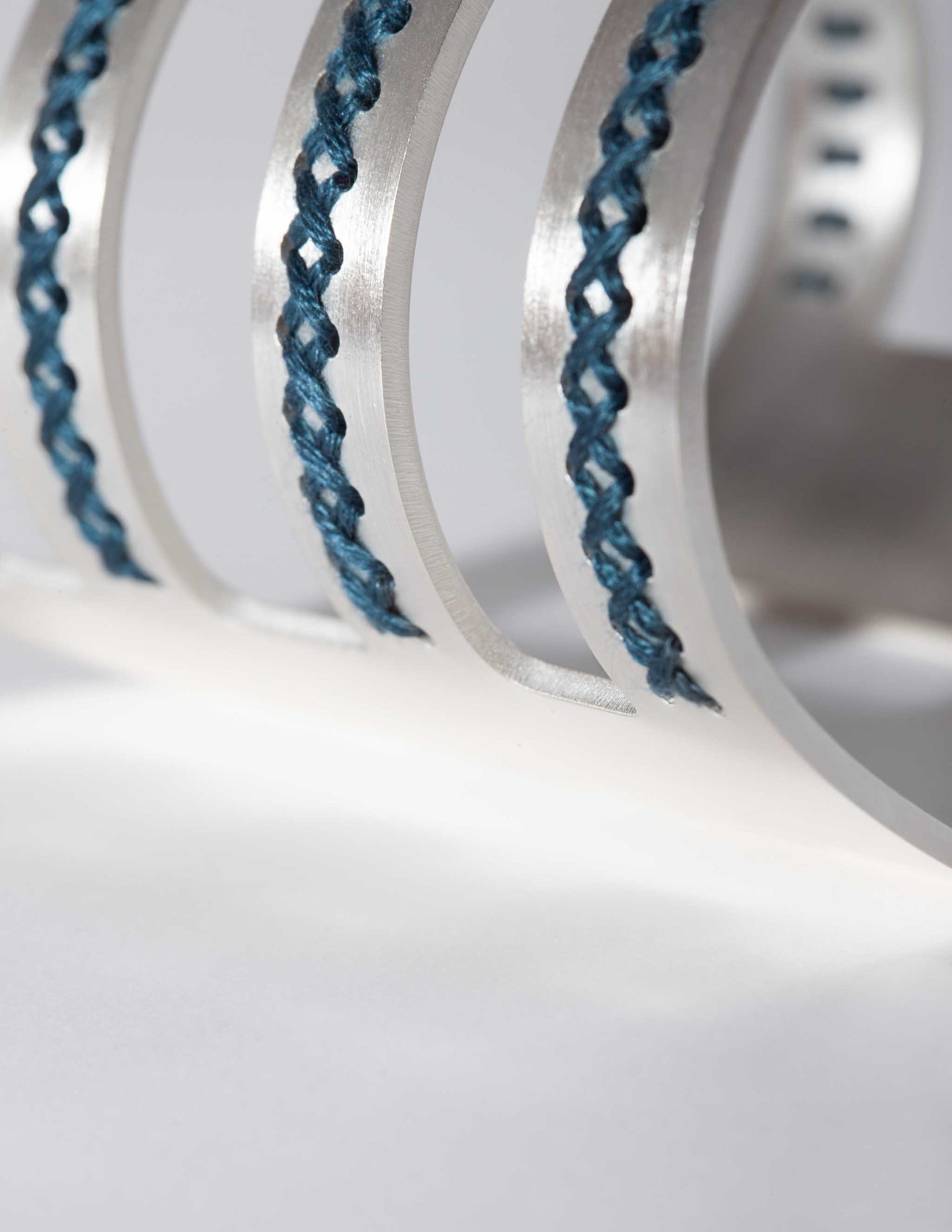 Labyrinth Silver Cuff - CHARALAMPIA