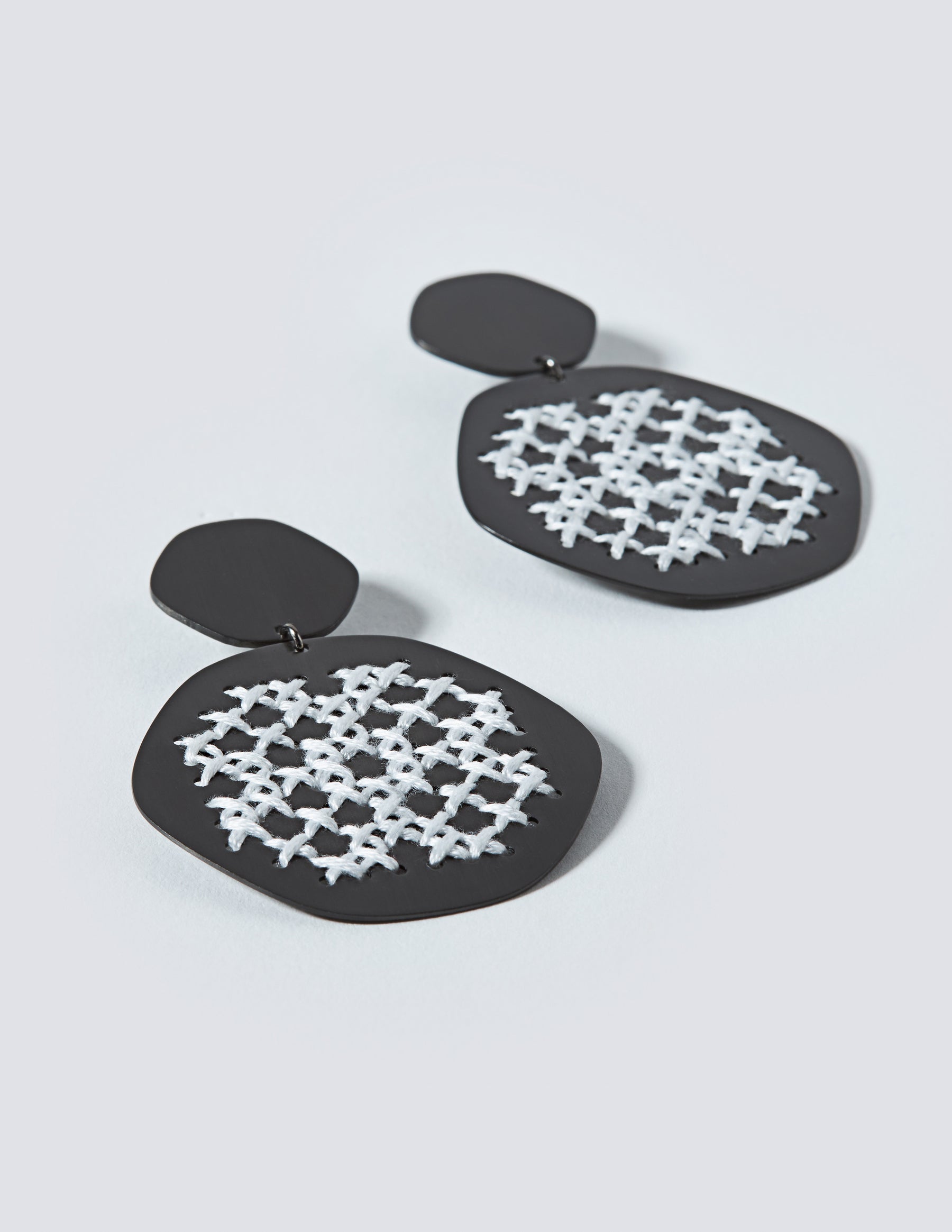 Lace Black Earrings - CHARALAMPIA