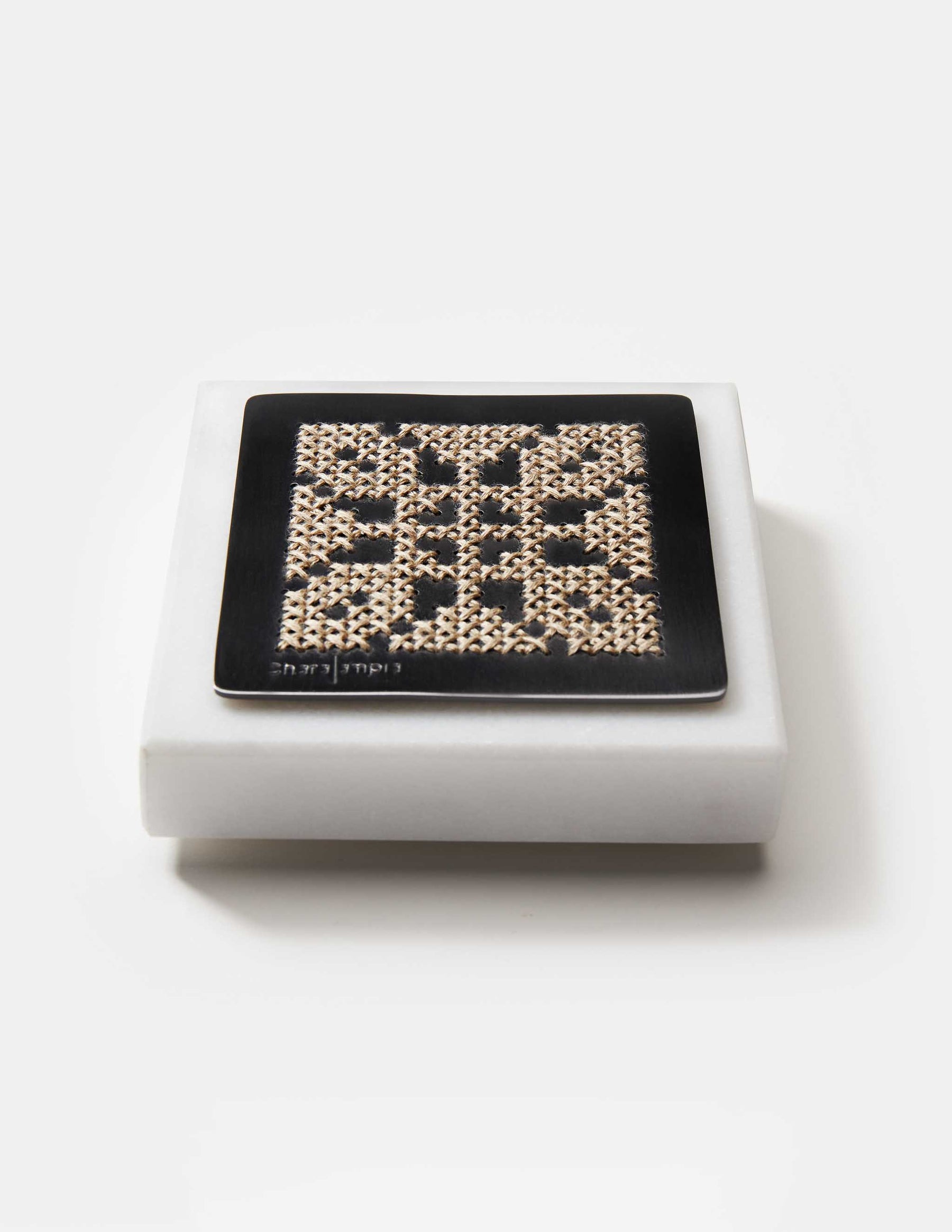 Lace Black Paperweight - CHARALAMPIA