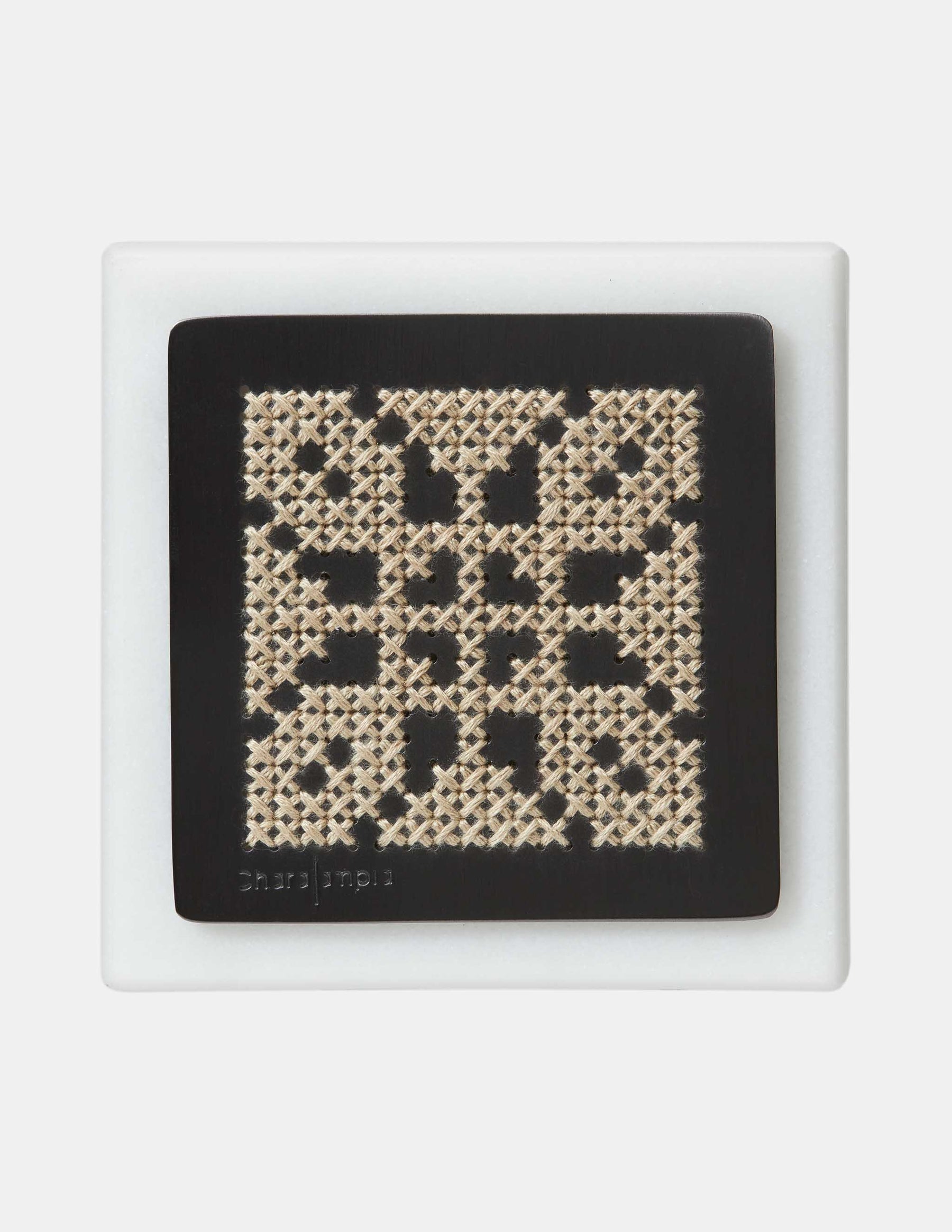 Lace Black Paperweight - CHARALAMPIA