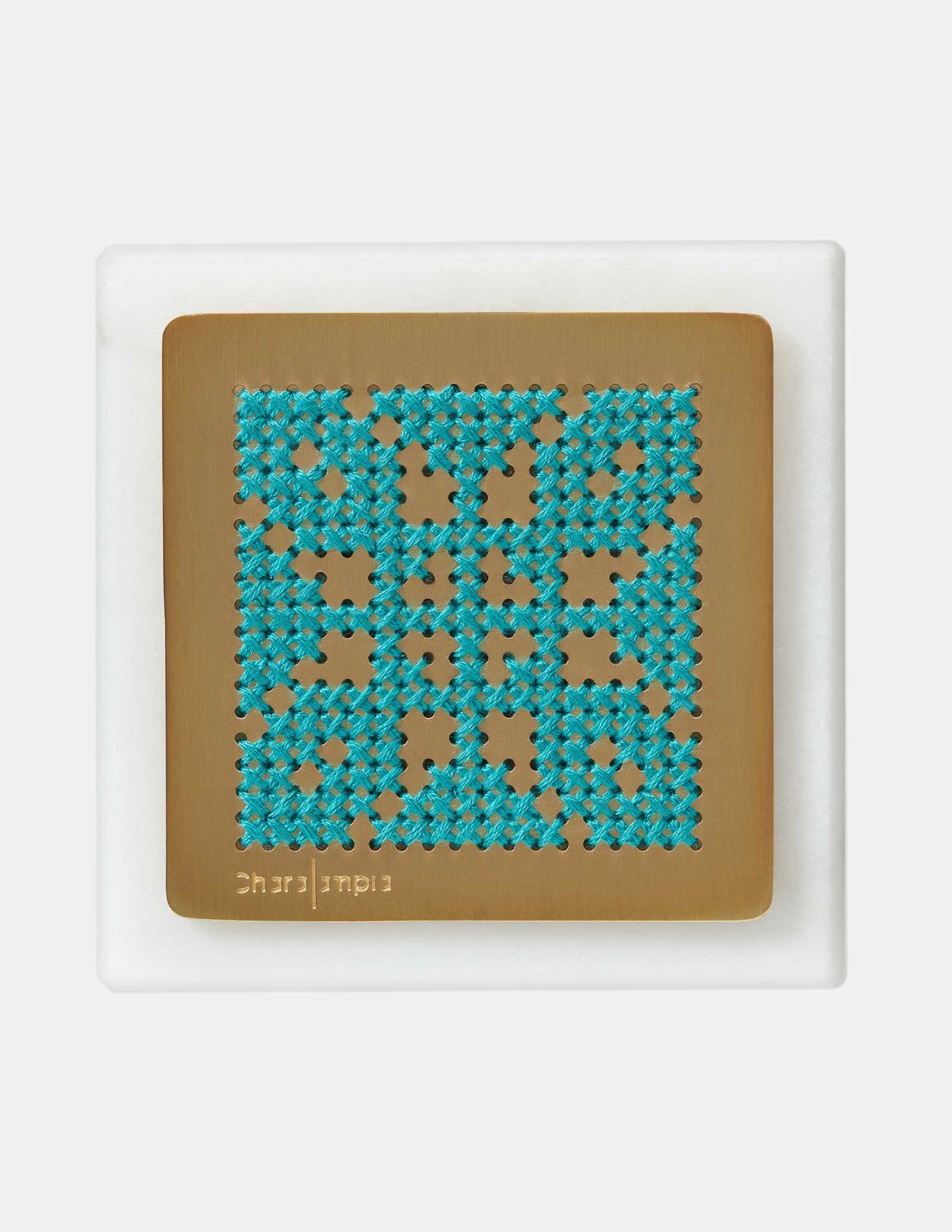 Lace Gold Paperweight - CHARALAMPIA