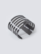 Leda Black Cuff - CHARALAMPIA