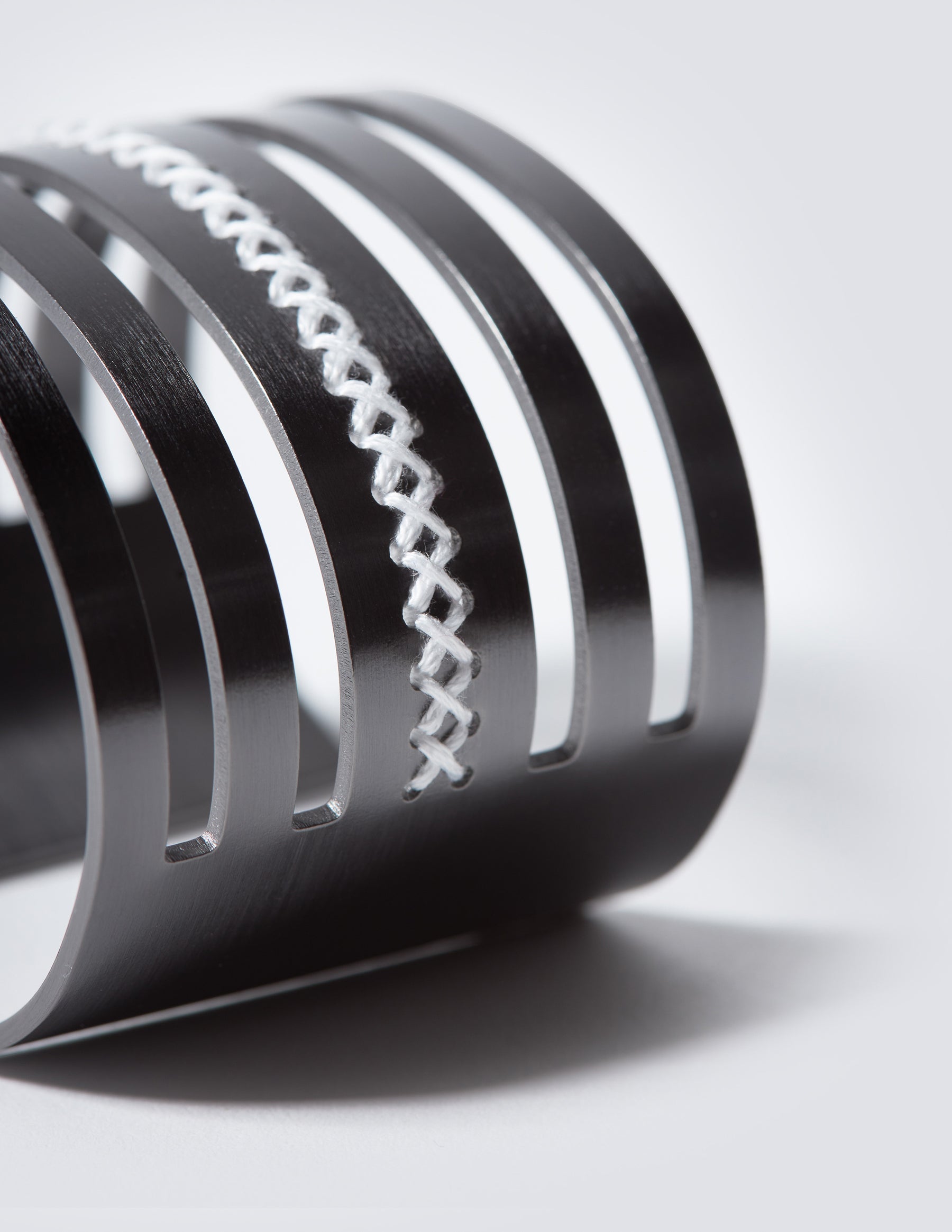 Leda Black Cuff - CHARALAMPIA