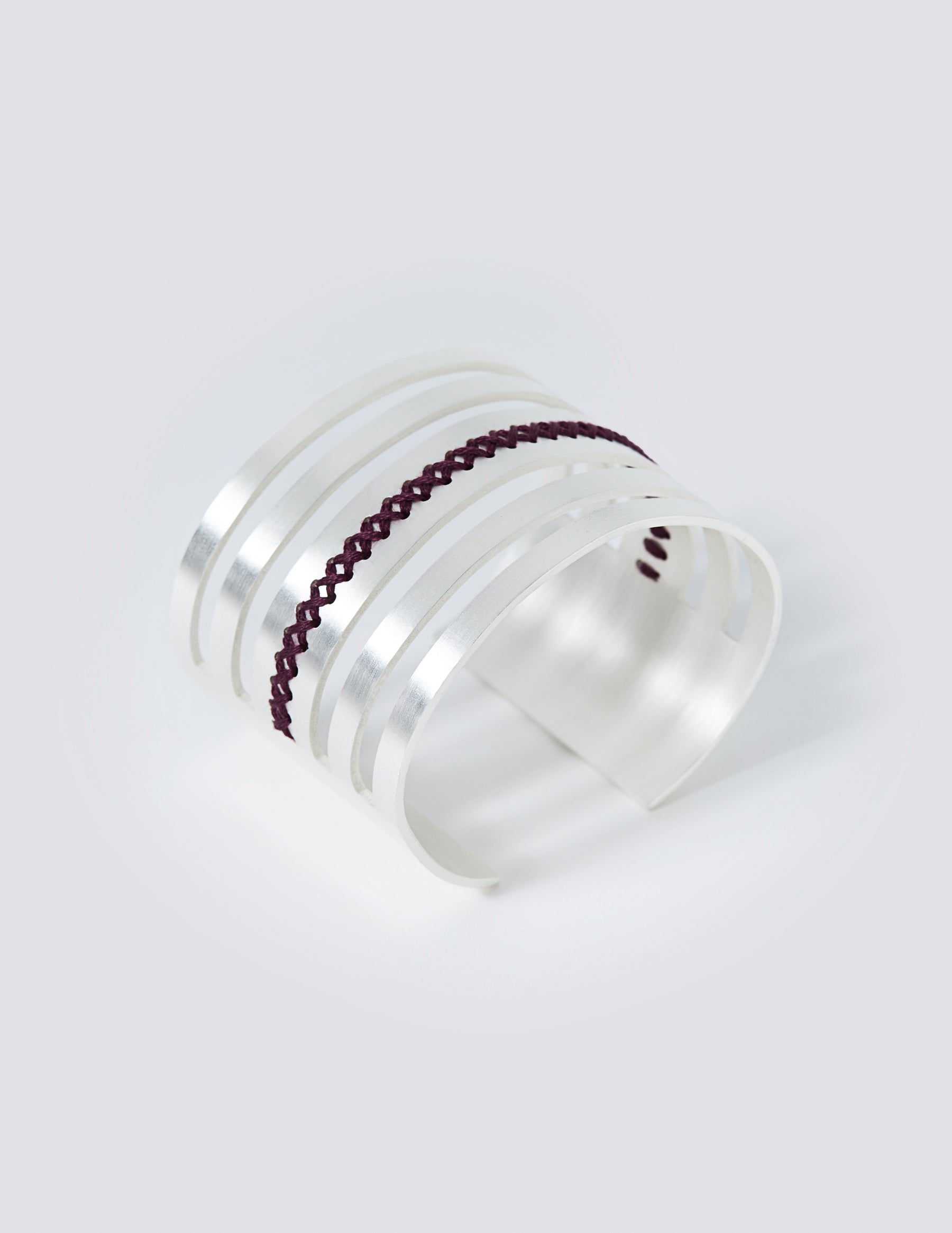 Leda Silver Cuff - CHARALAMPIA