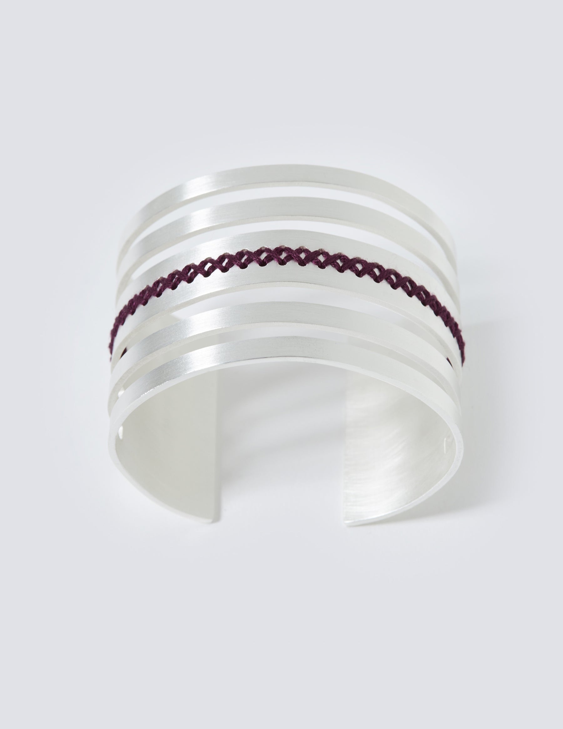 Leda Silver Cuff - CHARALAMPIA