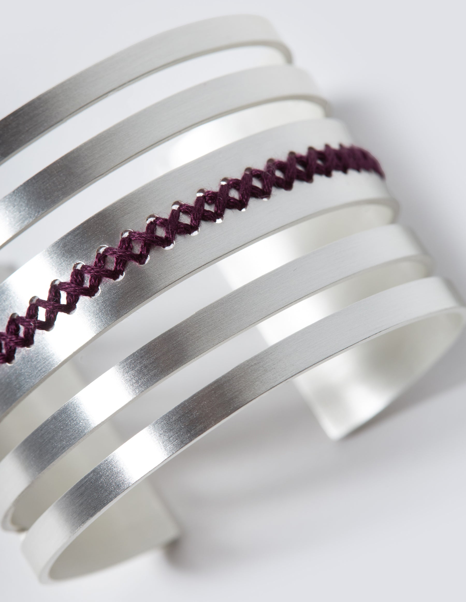 Leda Silver Cuff - CHARALAMPIA