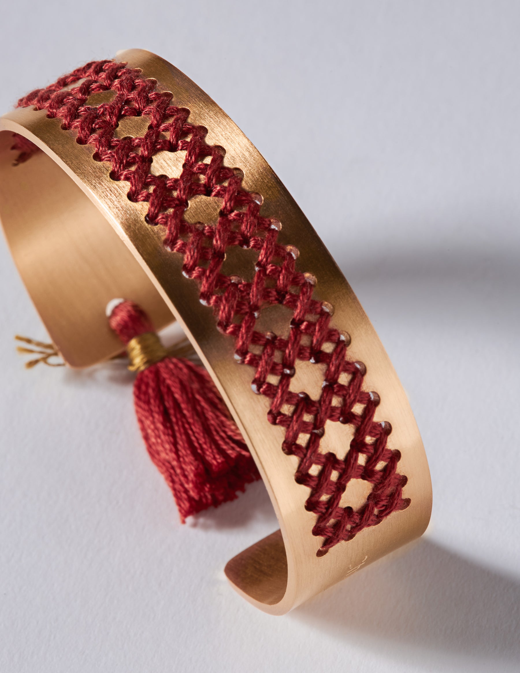 Rattan Gold Bracelet - CHARALAMPIA