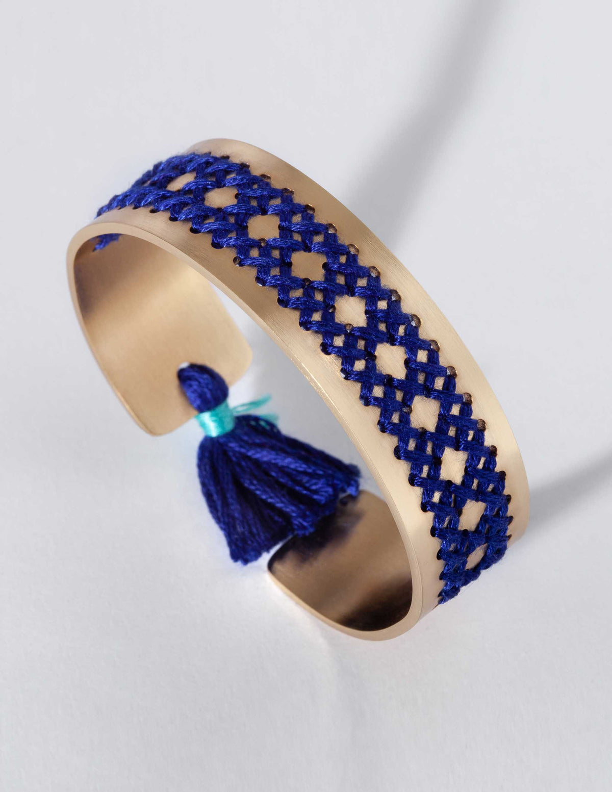 Rattan Gold Bracelet - CHARALAMPIA