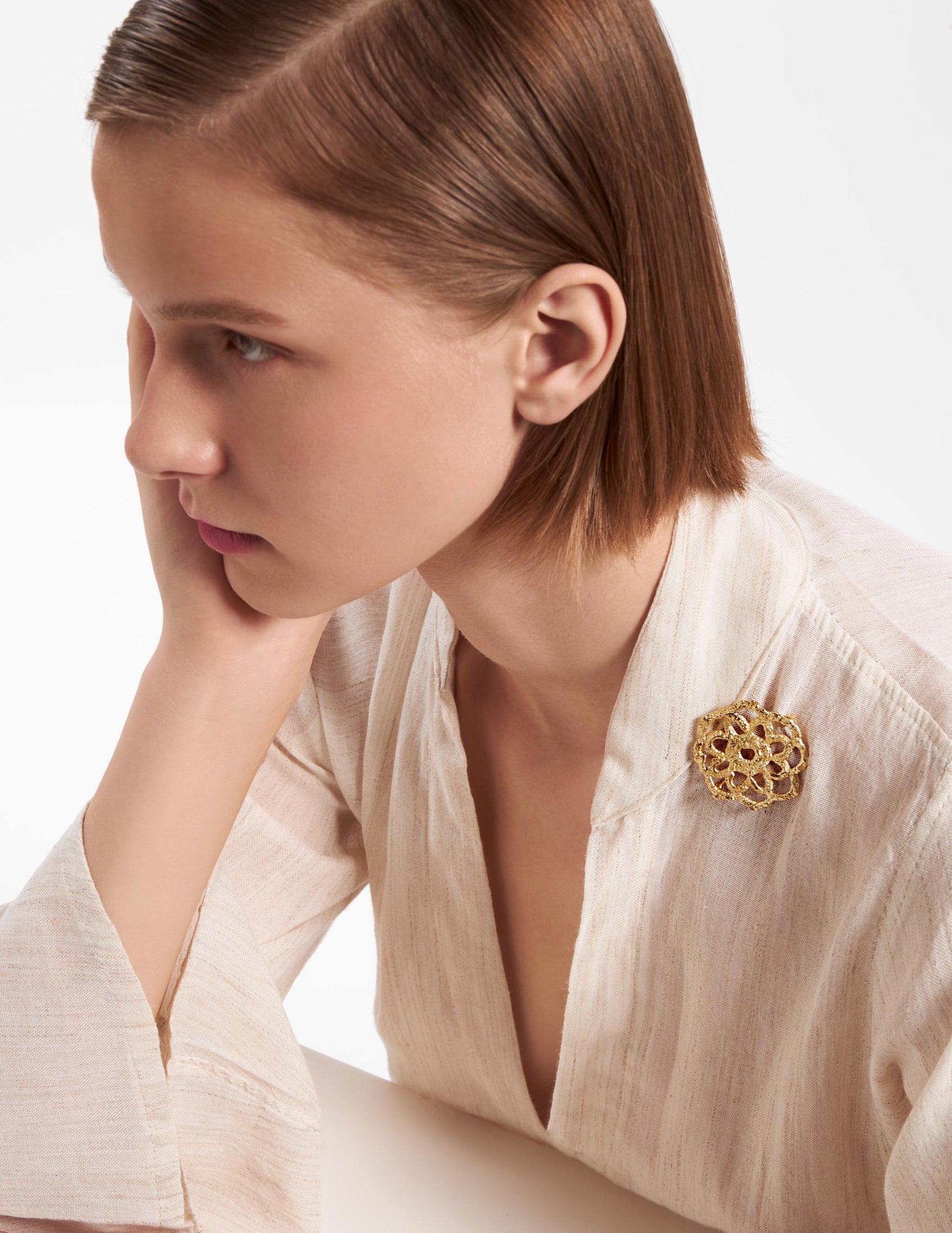 Rosette Brooch - CHARALAMPIA