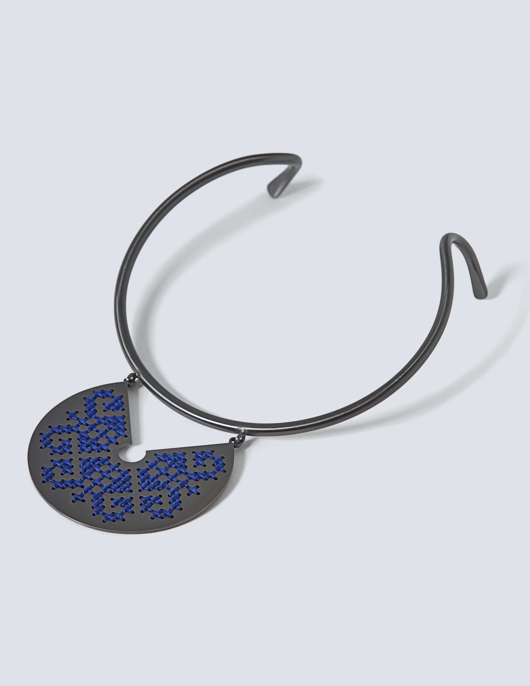 Snake Goddess Black Necklace - CHARALAMPIA