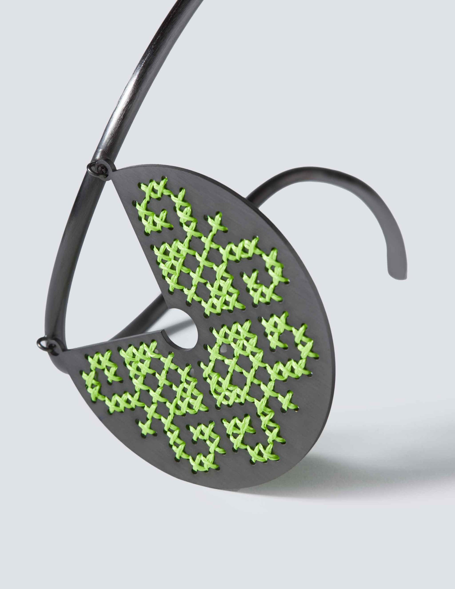 Snake Goddess Black Necklace - CHARALAMPIA